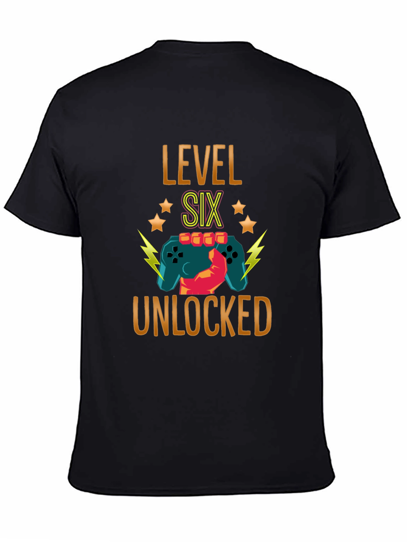 Level Six Unlocked Gamer Birthday Tee