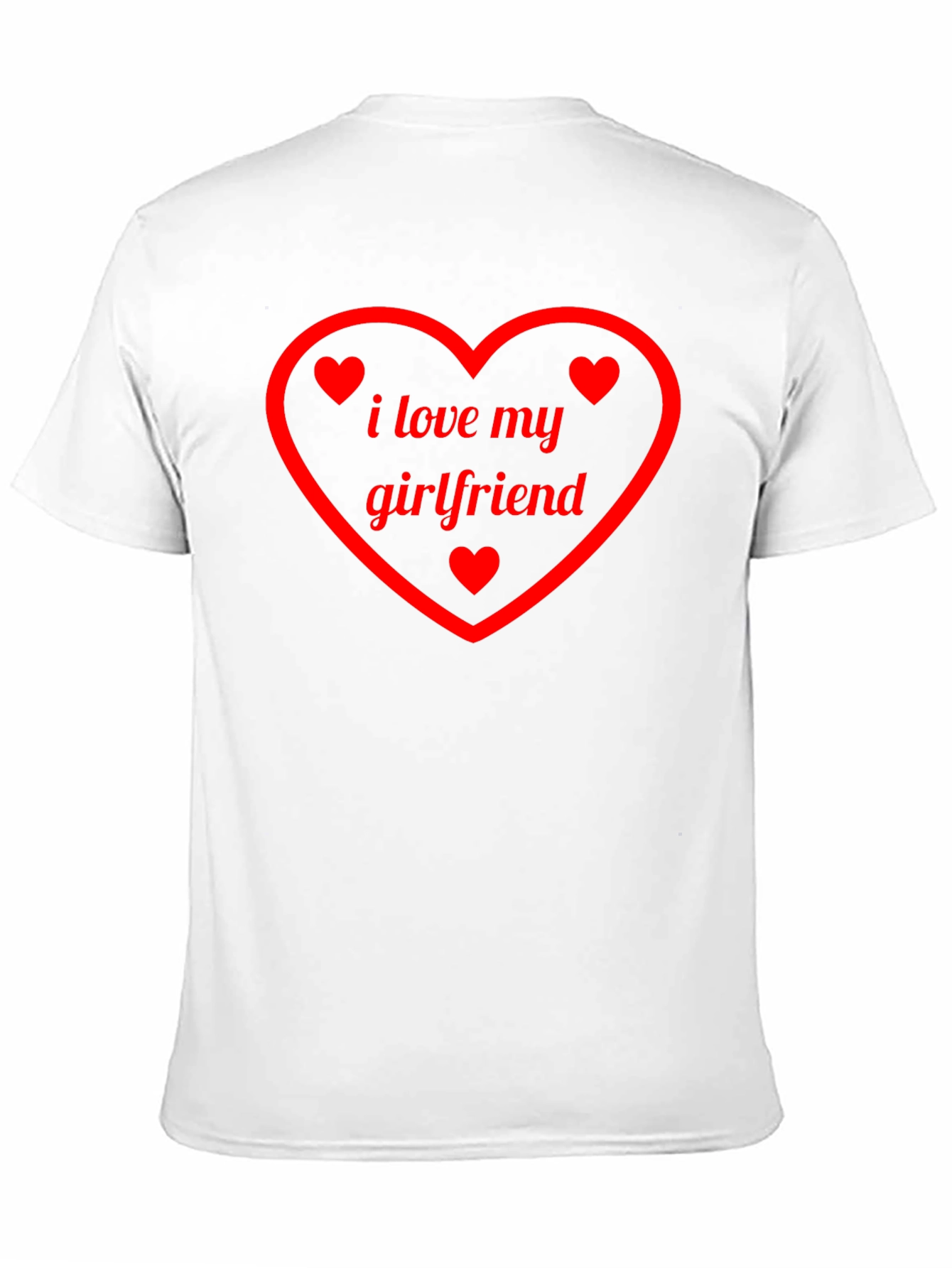 I Love My Girlfriend T-Shirt Heart Valentines Day Gift