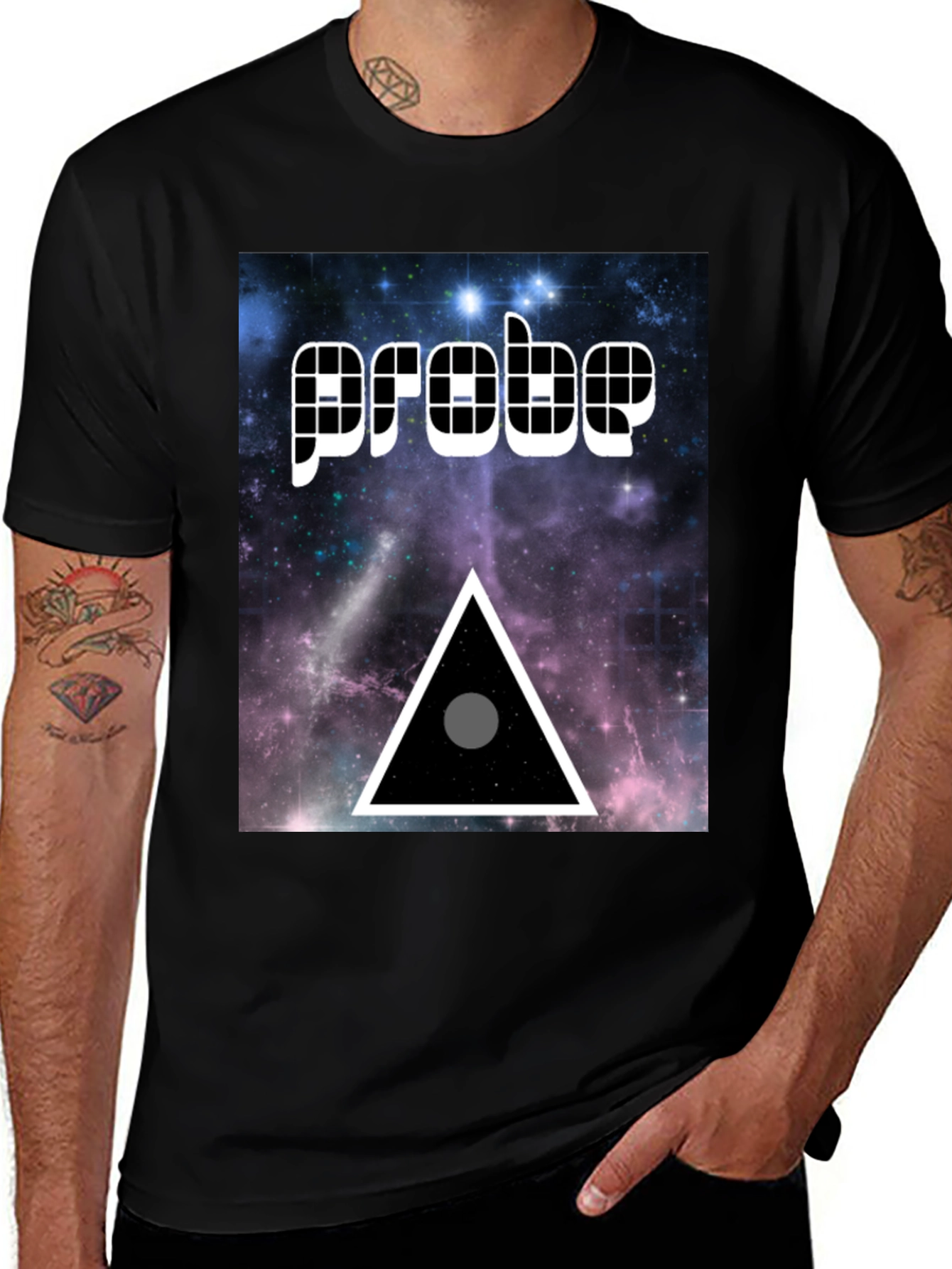 Probe Galaxy T-Shirt - Cosmic Design