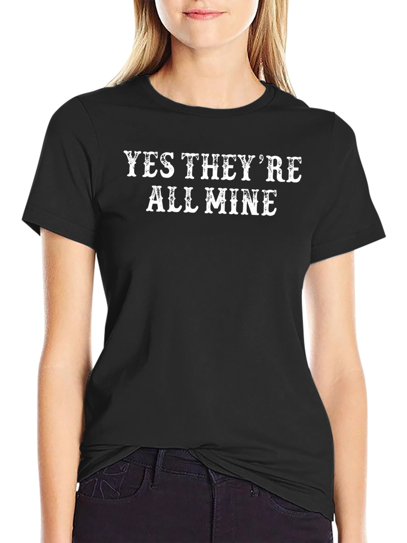 Yes Theyre All Mine Mens Black T-Shirt