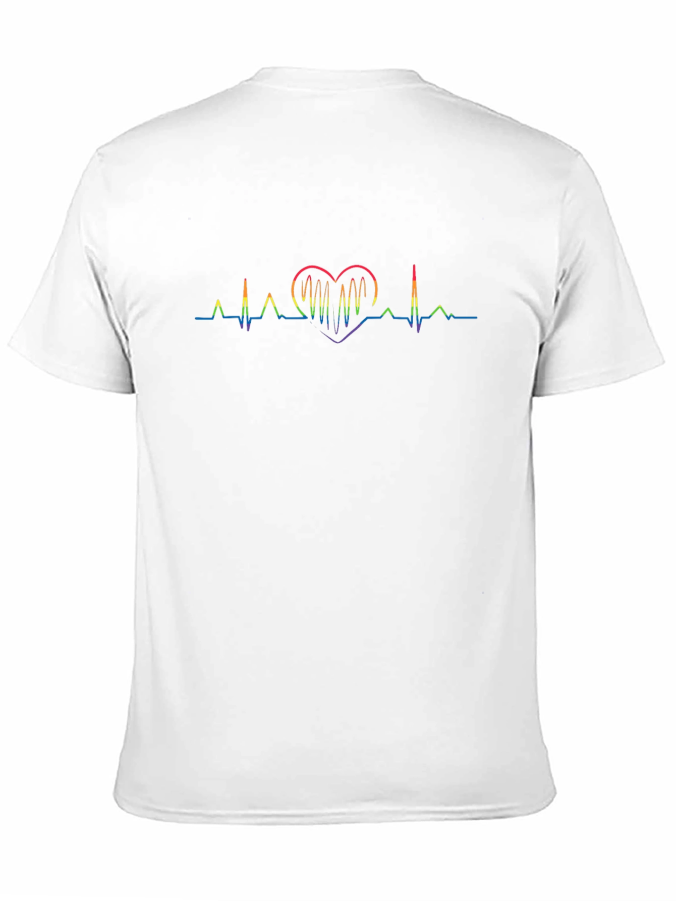LGBTQ+ Rainbow Heartbeat T-Shirt