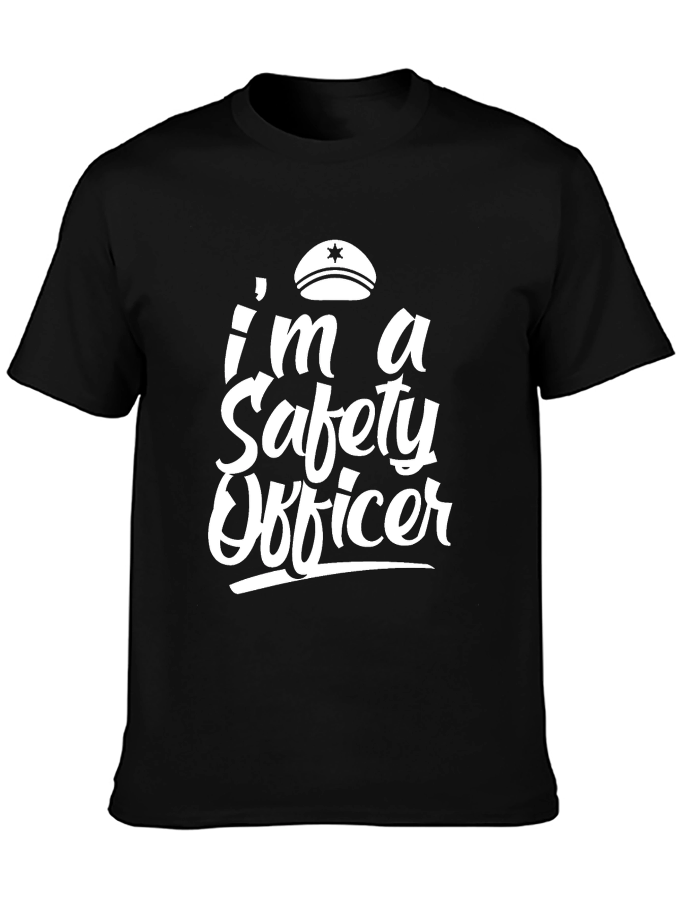 Im a Safety Officer Black Graphic Tee