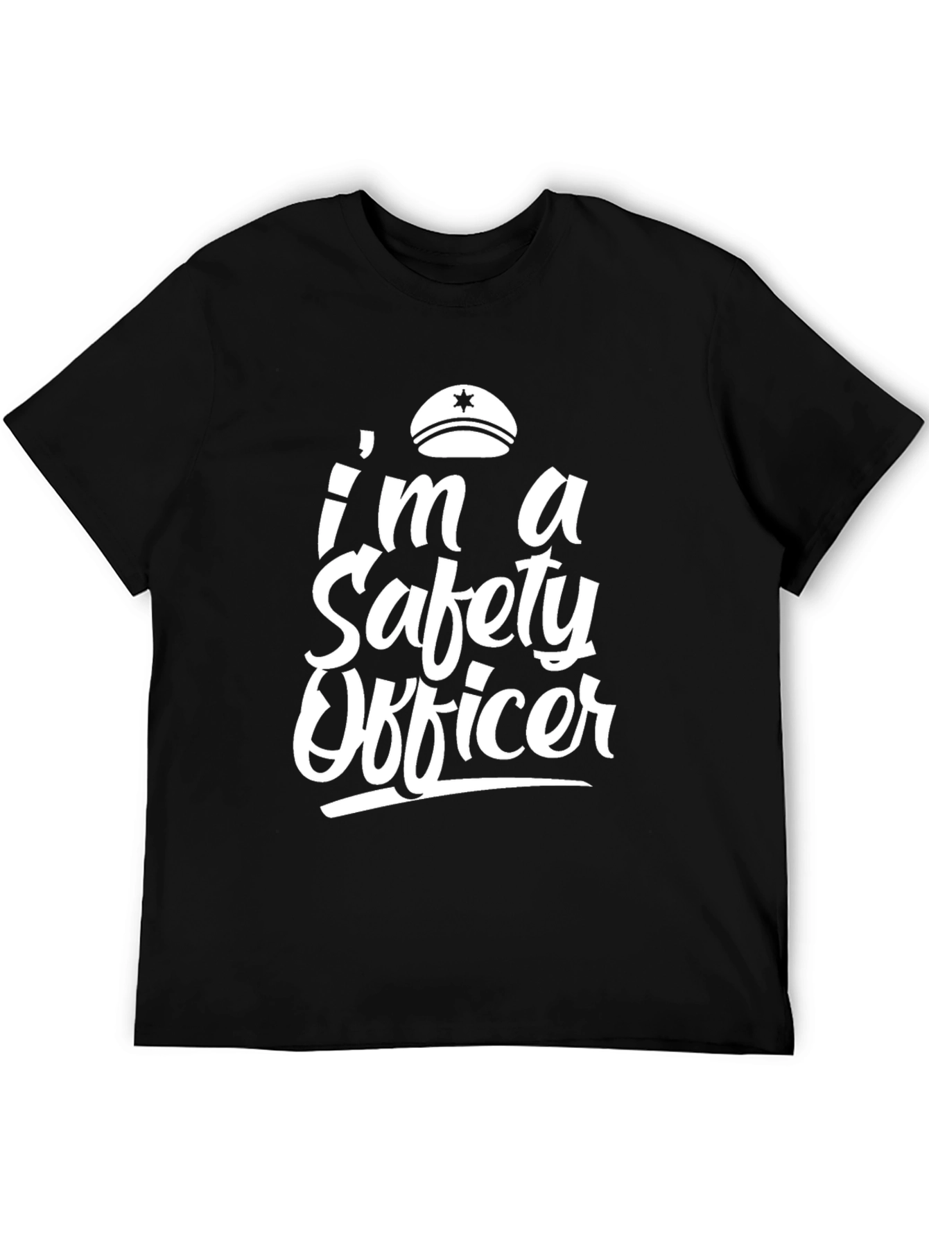 Im a Safety Officer Black Graphic Tee