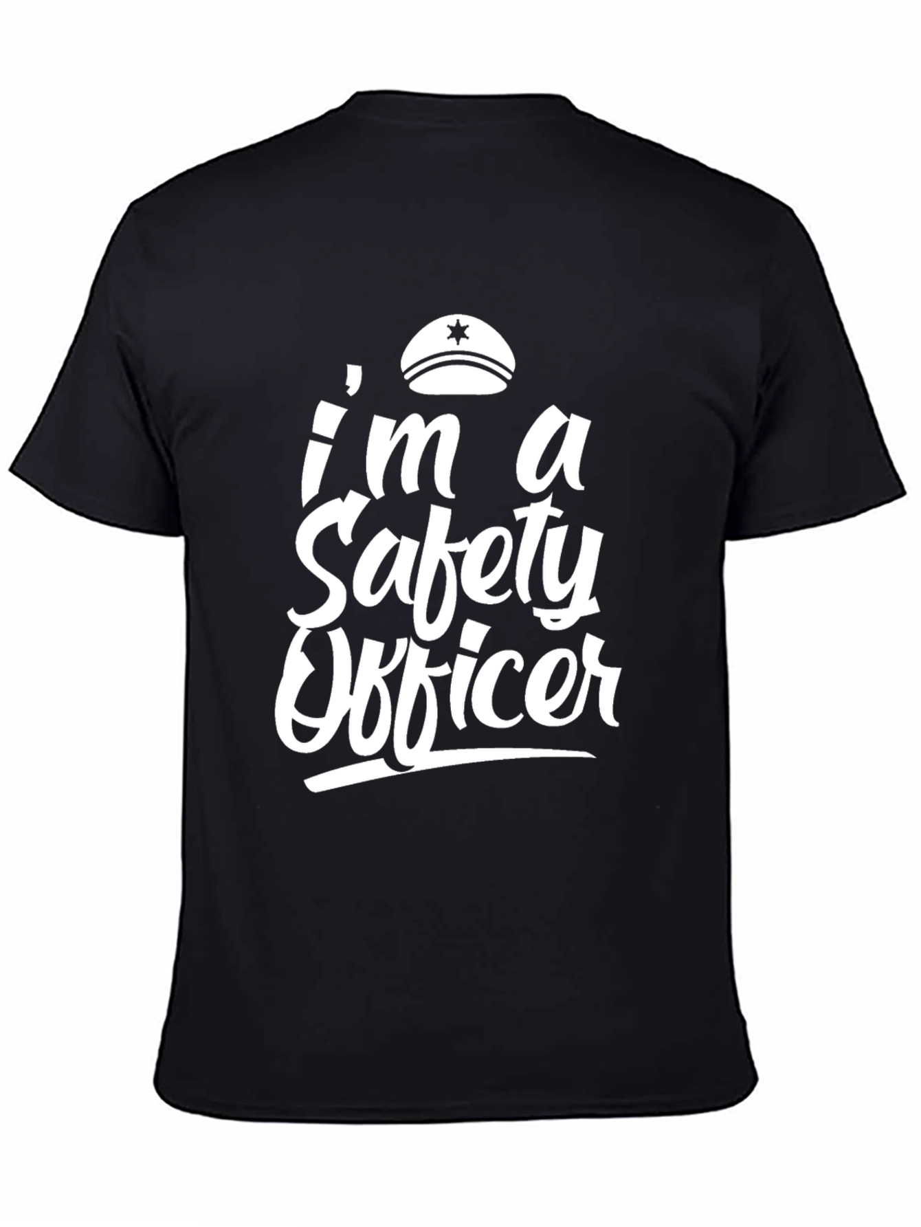Im a Safety Officer Black Graphic Tee
