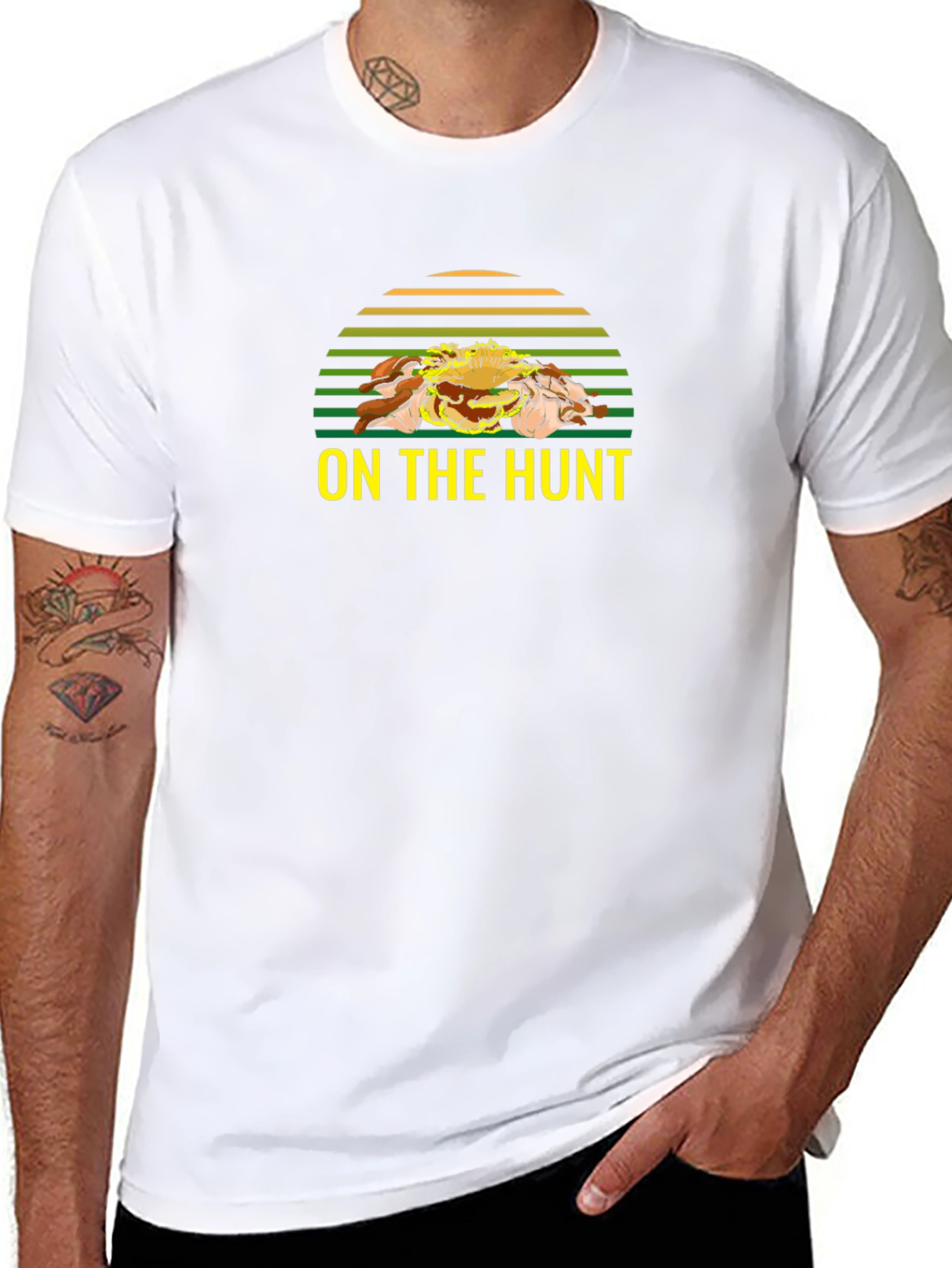 On The Hunt Mushroom T-Shirt - Foraging Tee