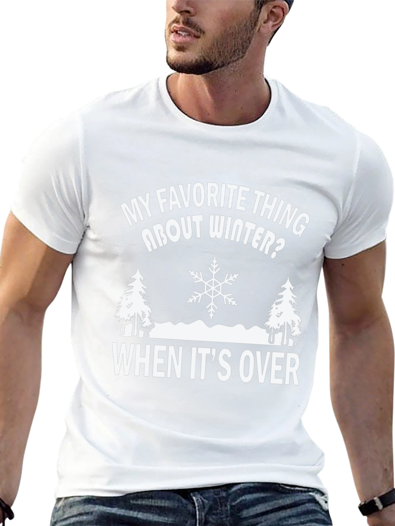 Funny Winter T-Shirt: My Favorite Thing About Winter