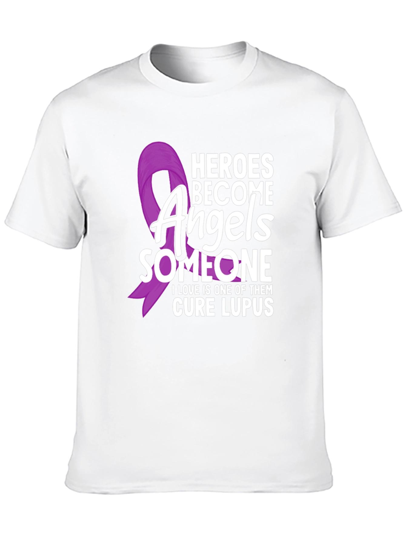 Heroes Become Angels Lupus Awareness T-Shirt