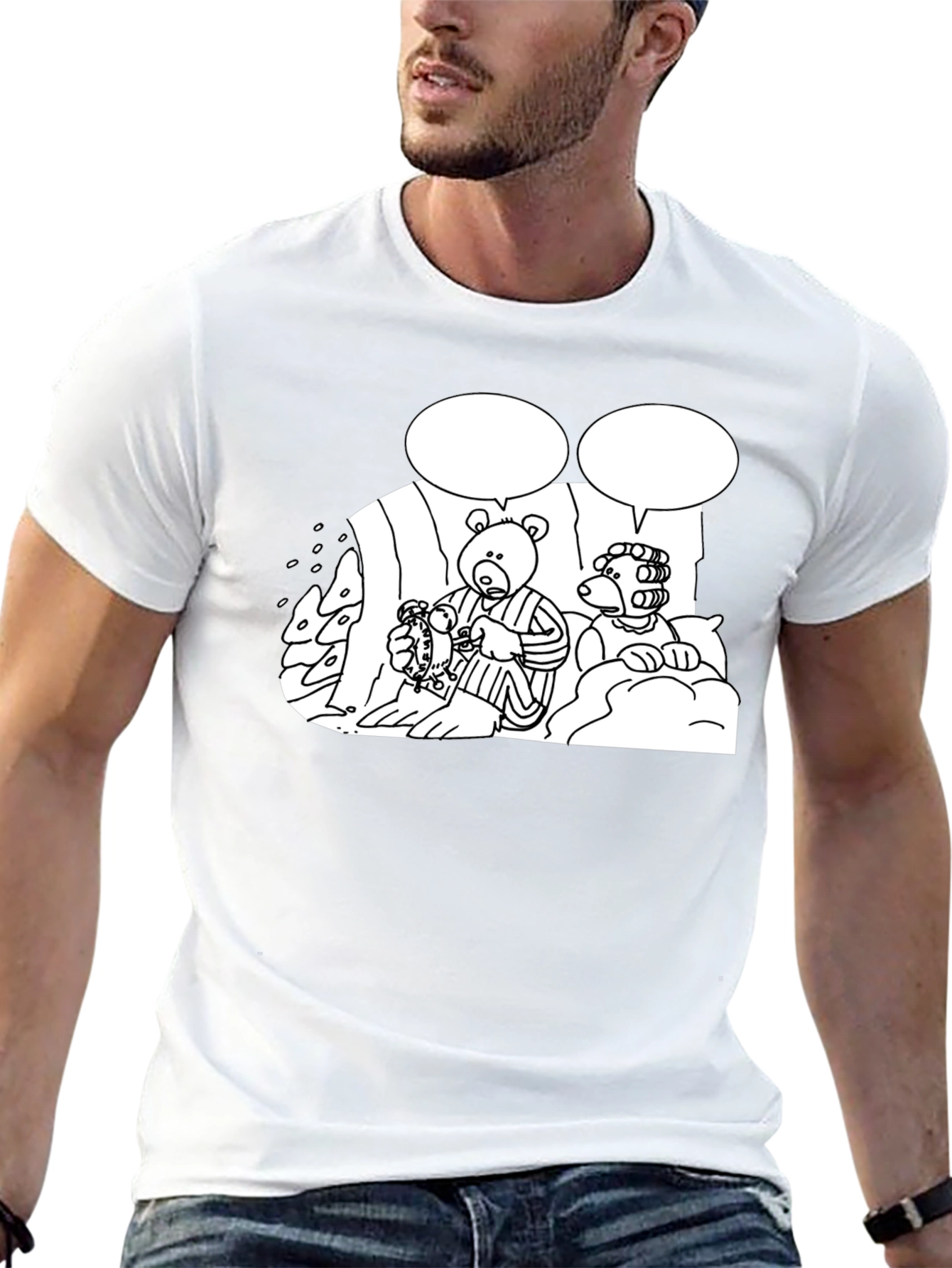 Funny Bear Pajama T-Shirt
