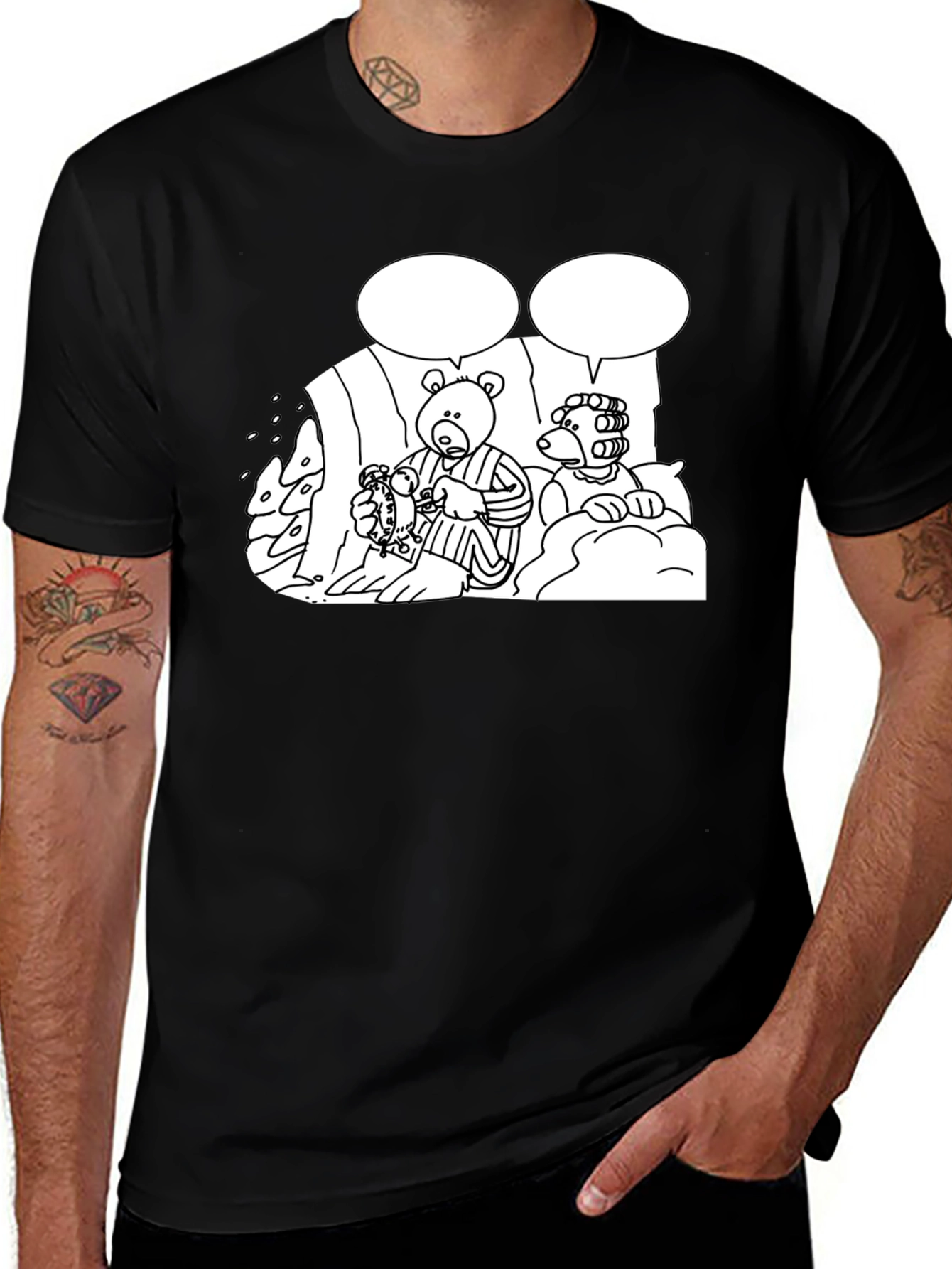 Funny Bear Pajama T-Shirt