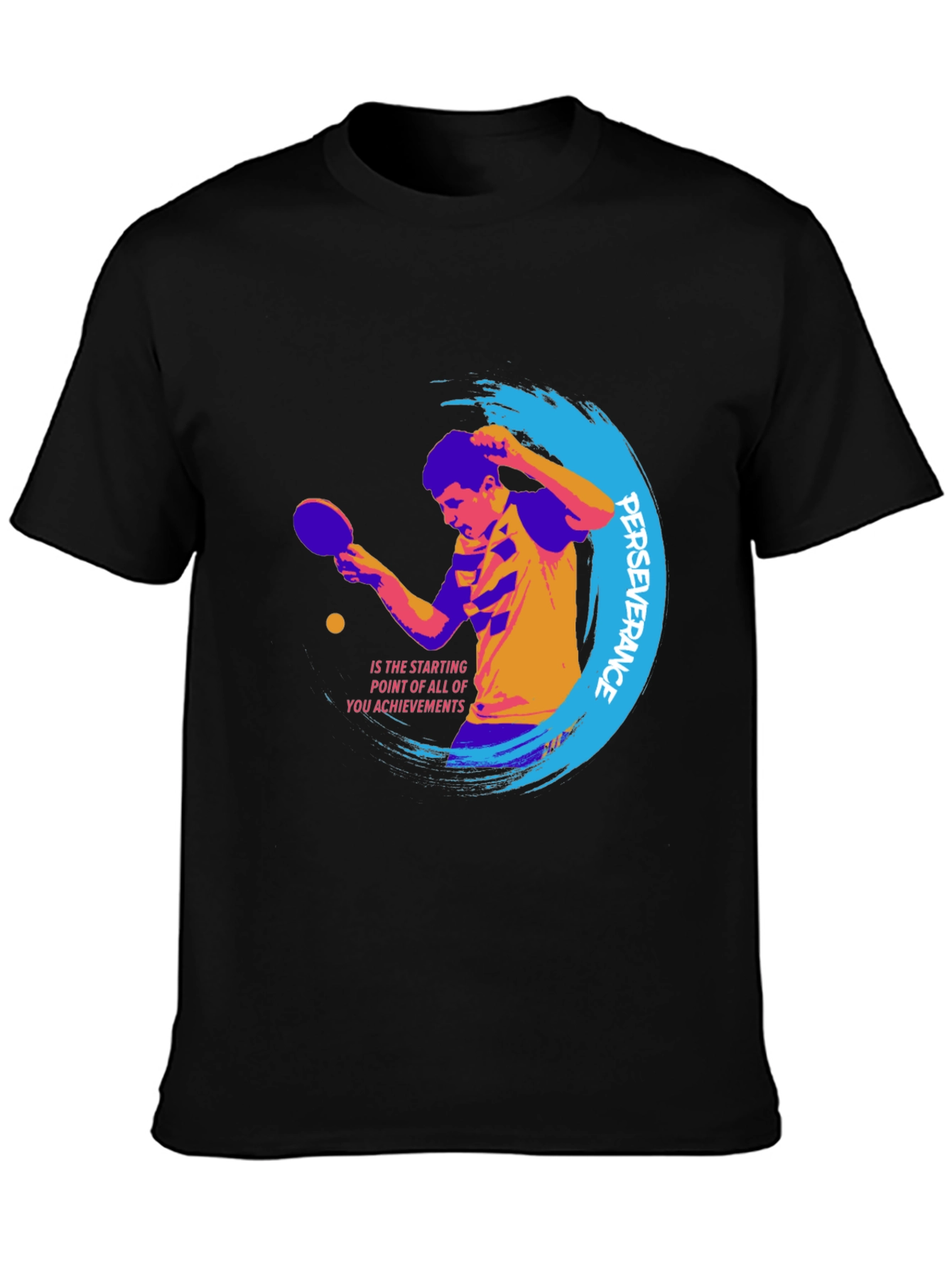 Perseverance Table Tennis Graphic Tee