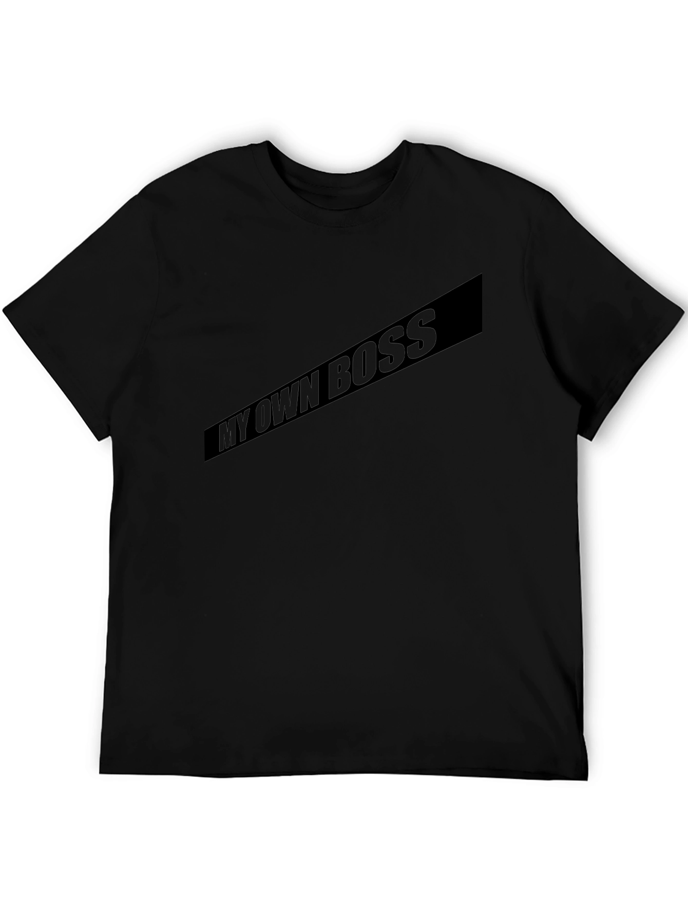 My Own Boss Black T-Shirt
