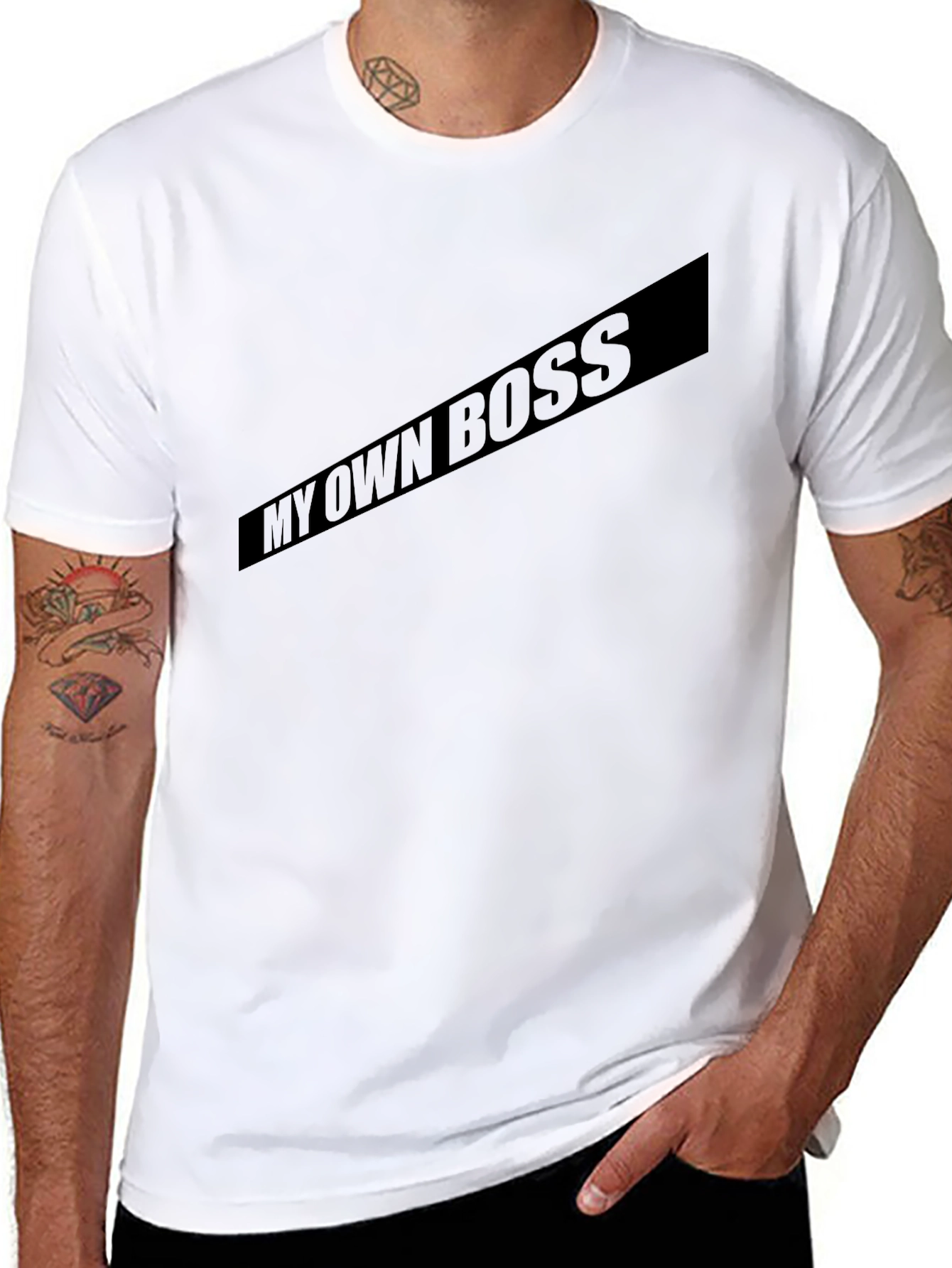 My Own Boss Black T-Shirt