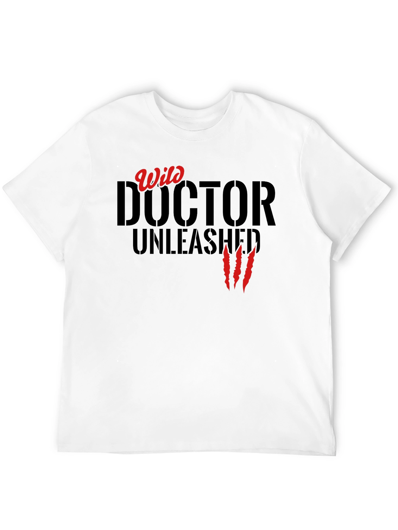 Wild Doctor Unleashed Graphic Tee - Black