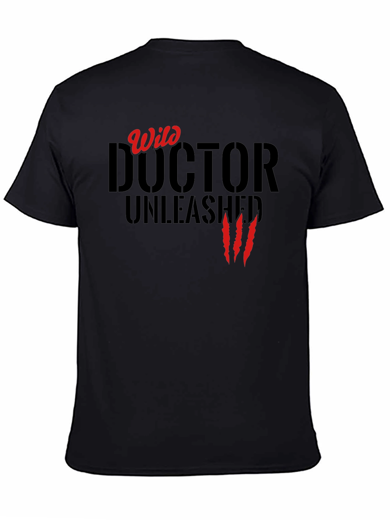 Wild Doctor Unleashed Graphic Tee - Black