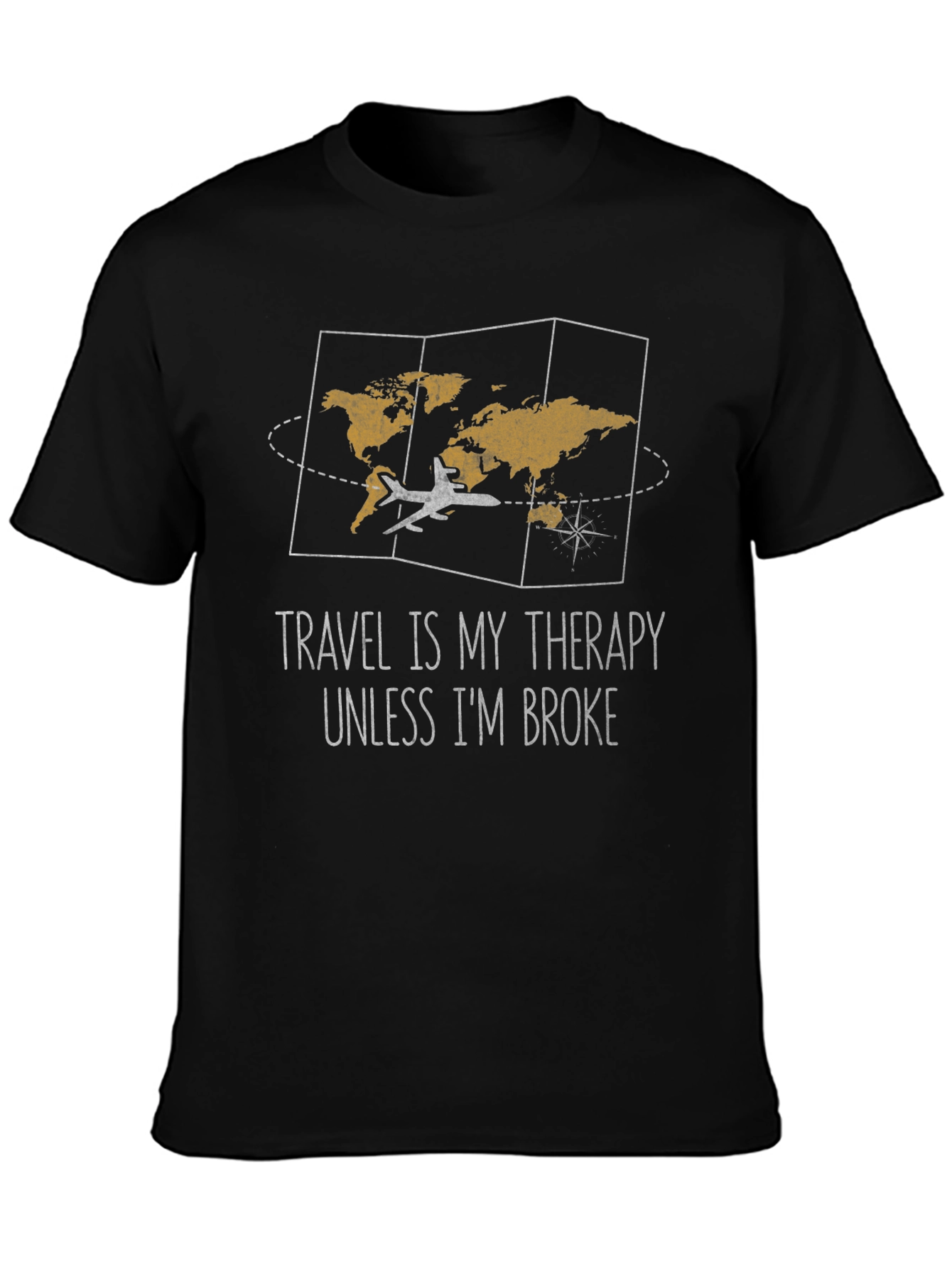 Travel Therapy T-Shirt: Adventure Awaits!