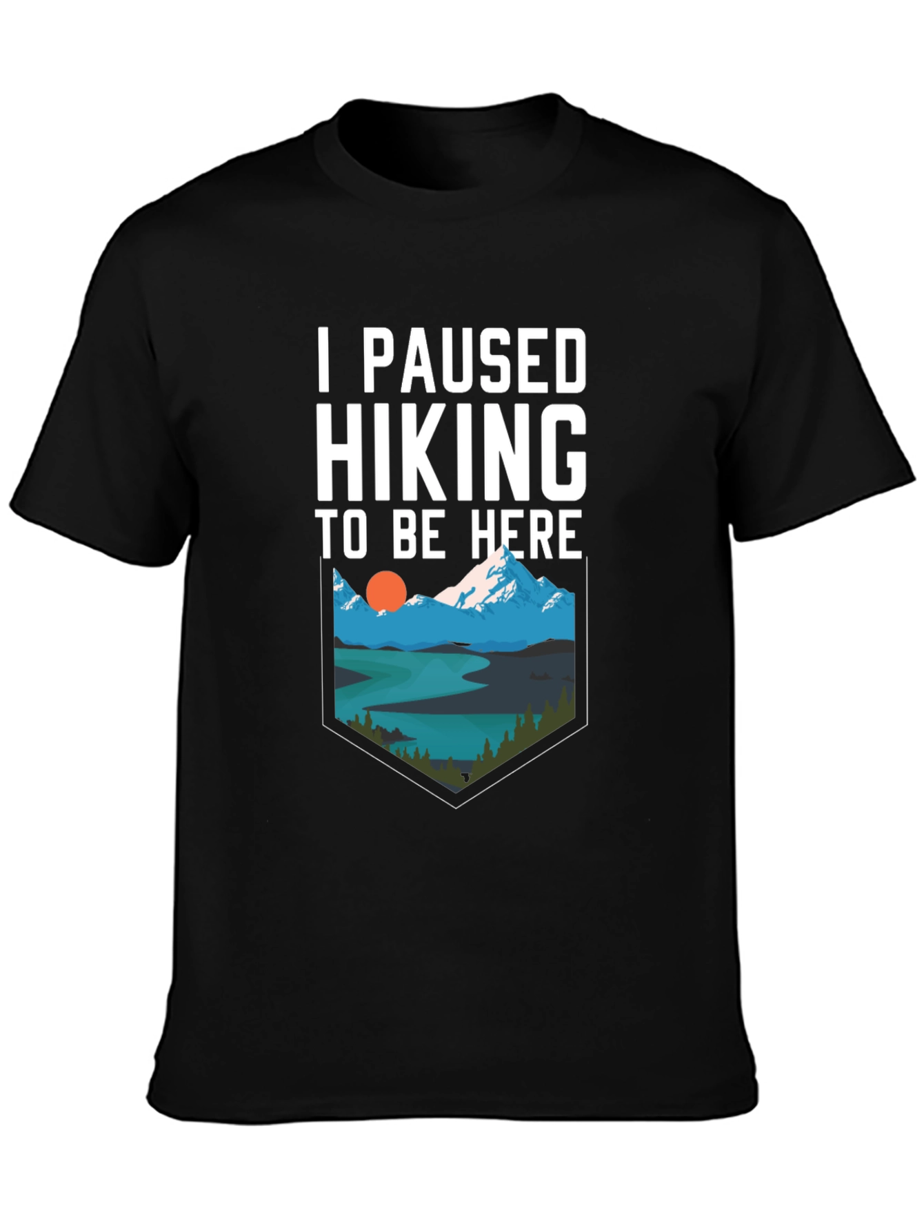I Paused Hiking to Be Here Graphic Tee