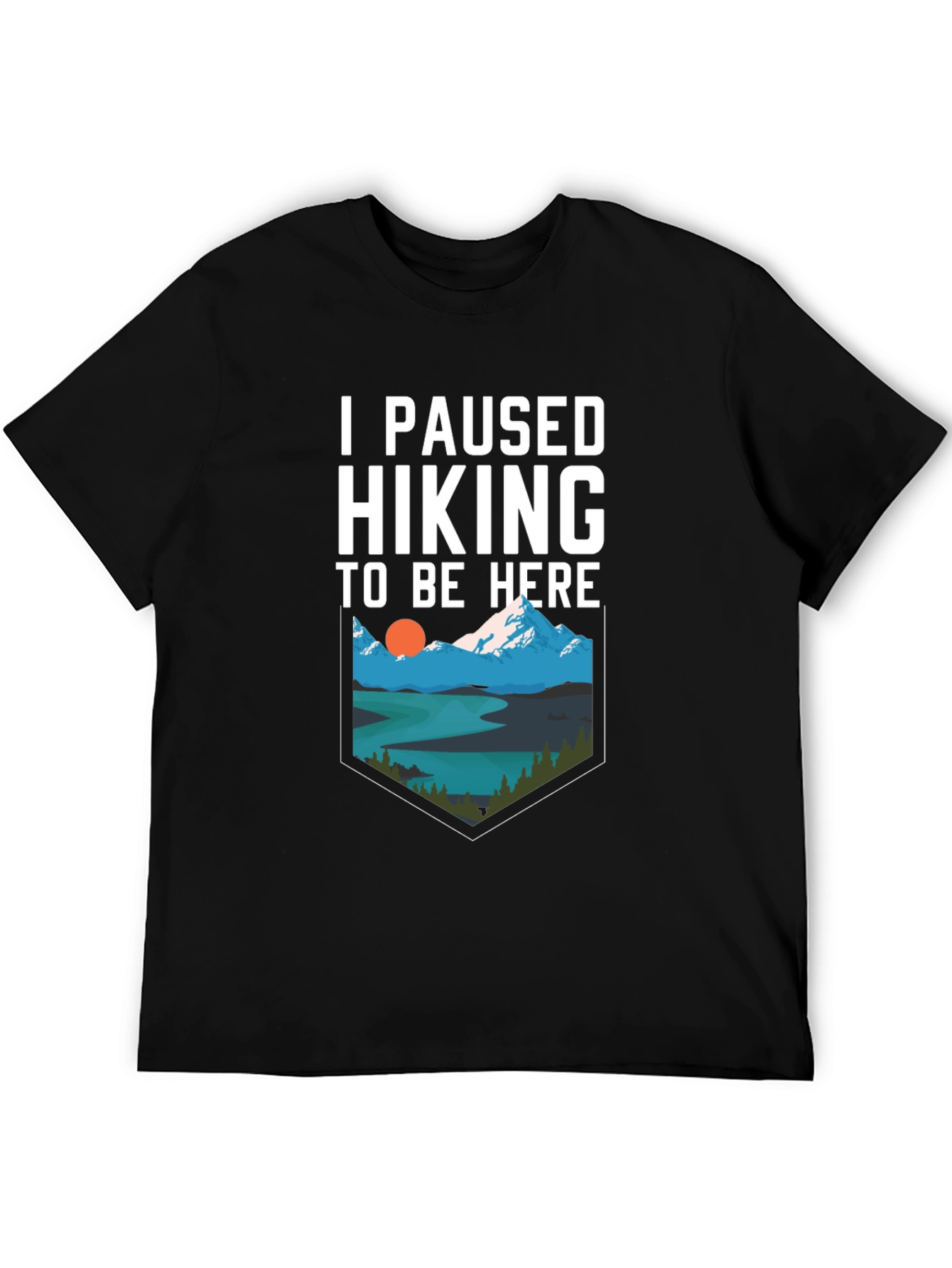 I Paused Hiking to Be Here Graphic Tee
