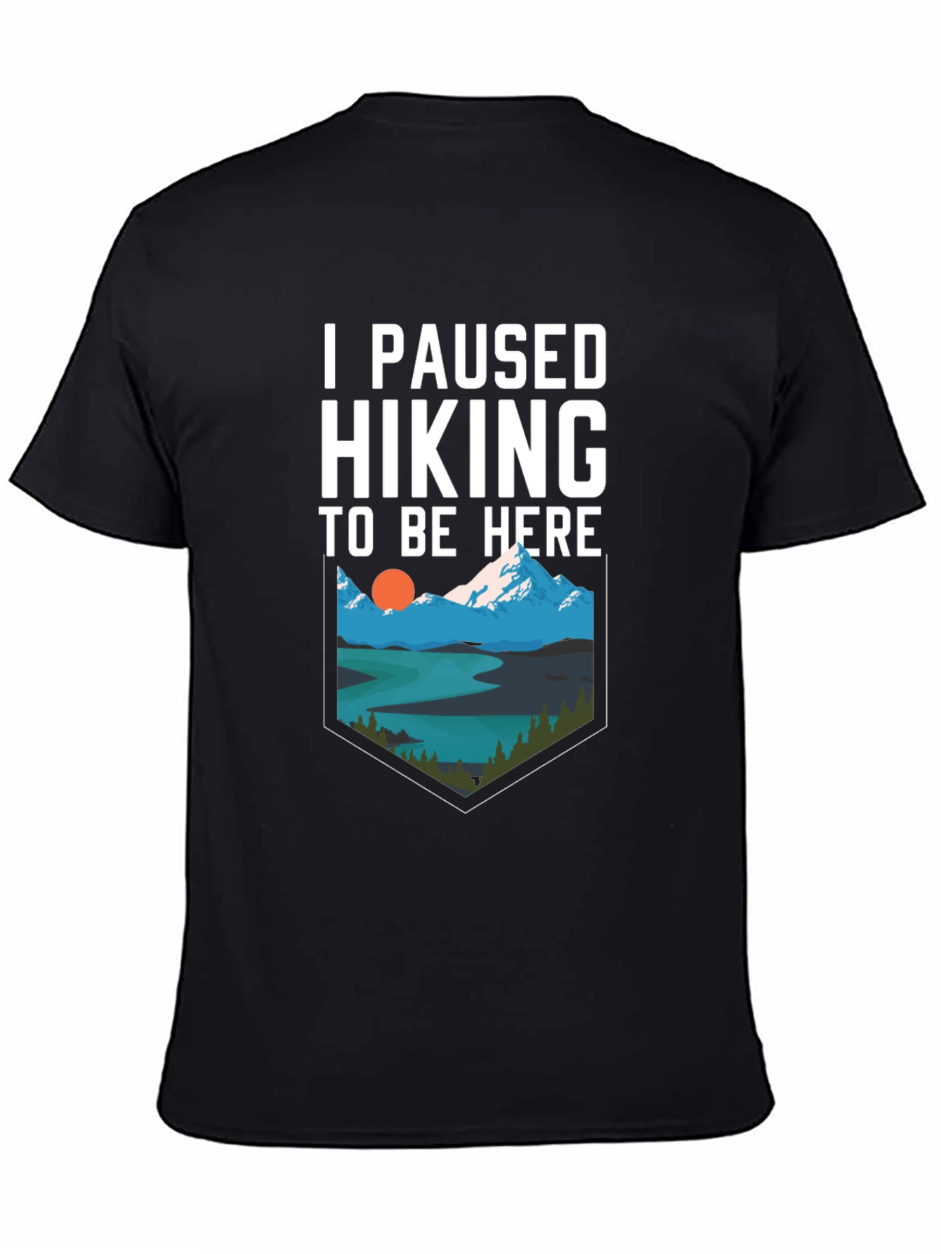 I Paused Hiking to Be Here Graphic Tee