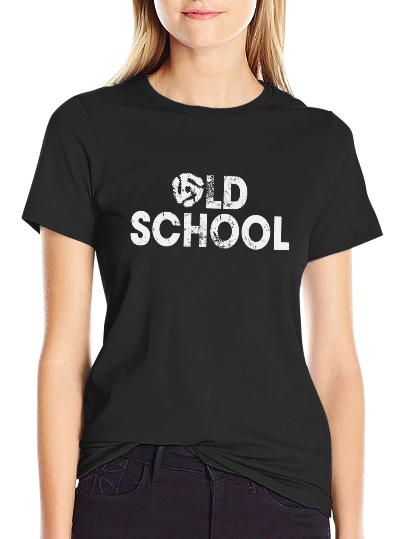 Retro Old School Record Graphic T-Shirt