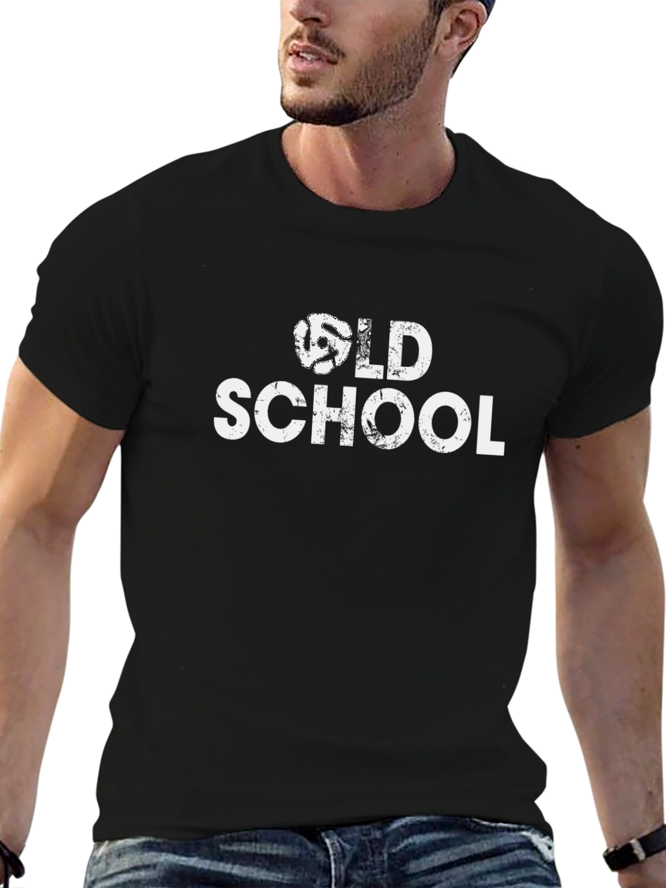 Retro Old School Record Graphic T-Shirt