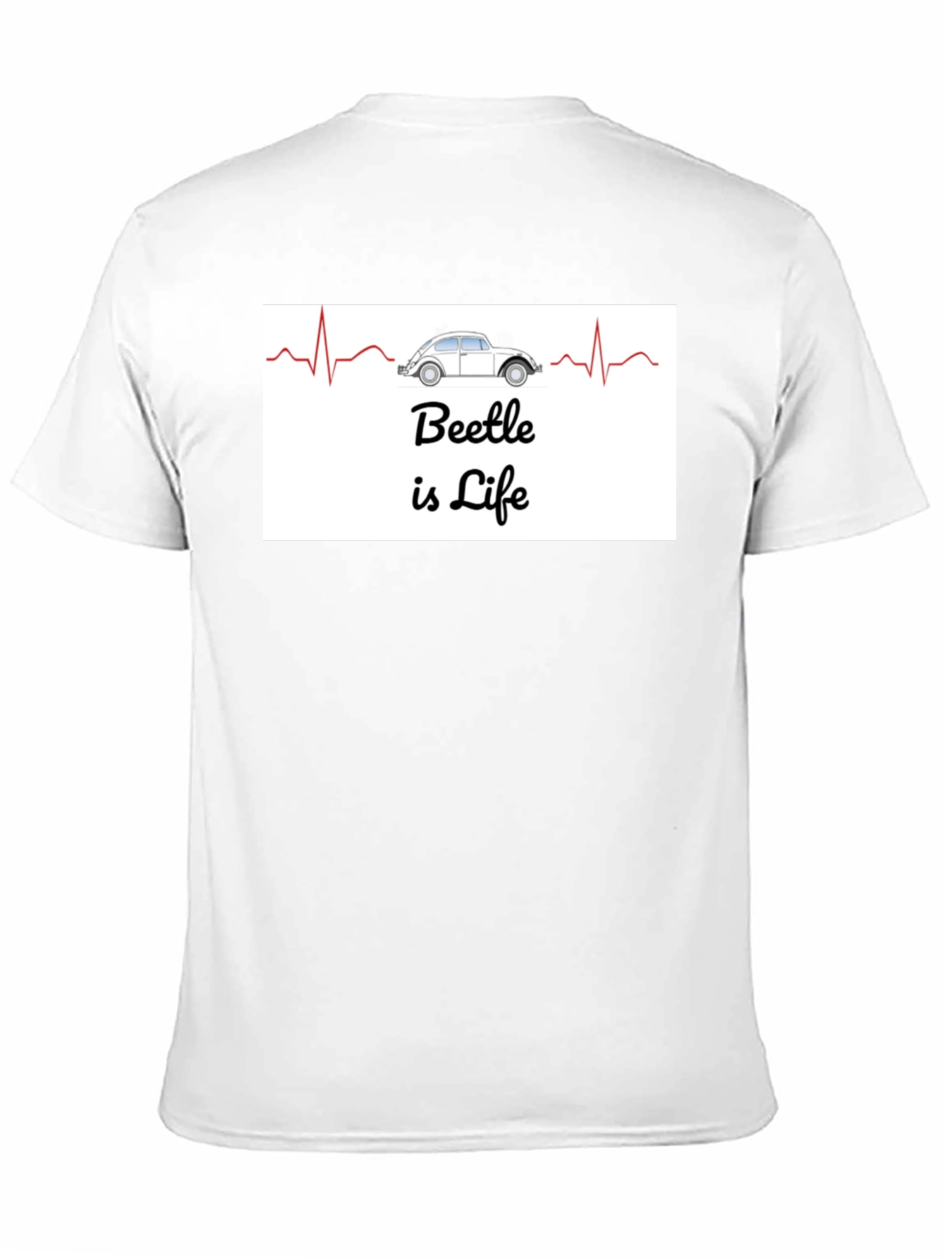 Beetle is Life T-Shirt - Classic Car Heartbeat