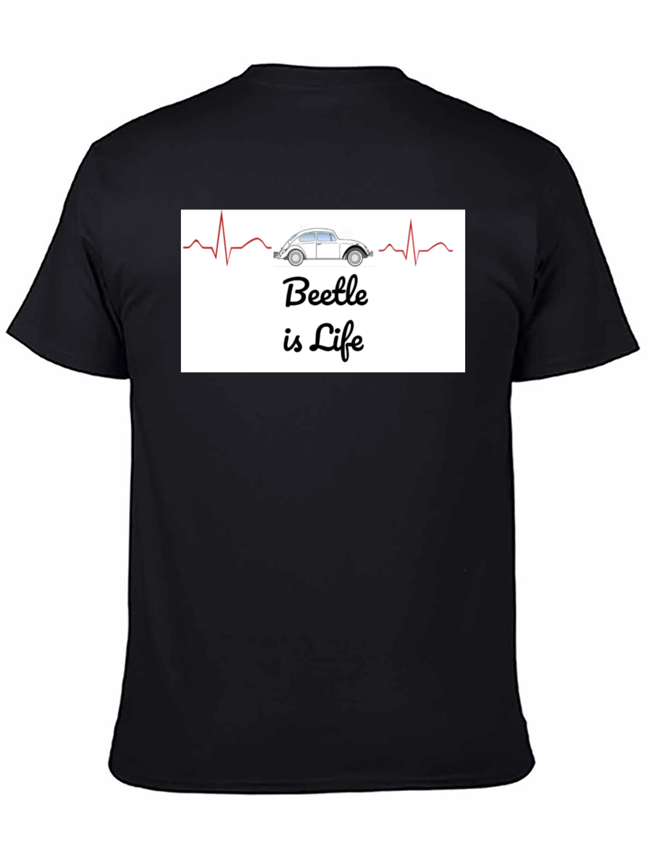 Beetle is Life T-Shirt - Classic Car Heartbeat
