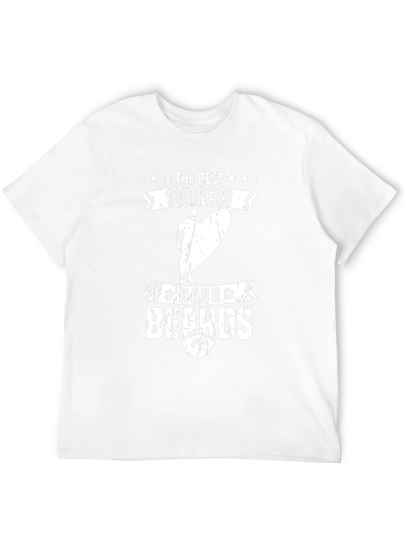 The Best Surfers Have Beards Graphic T-Shirt