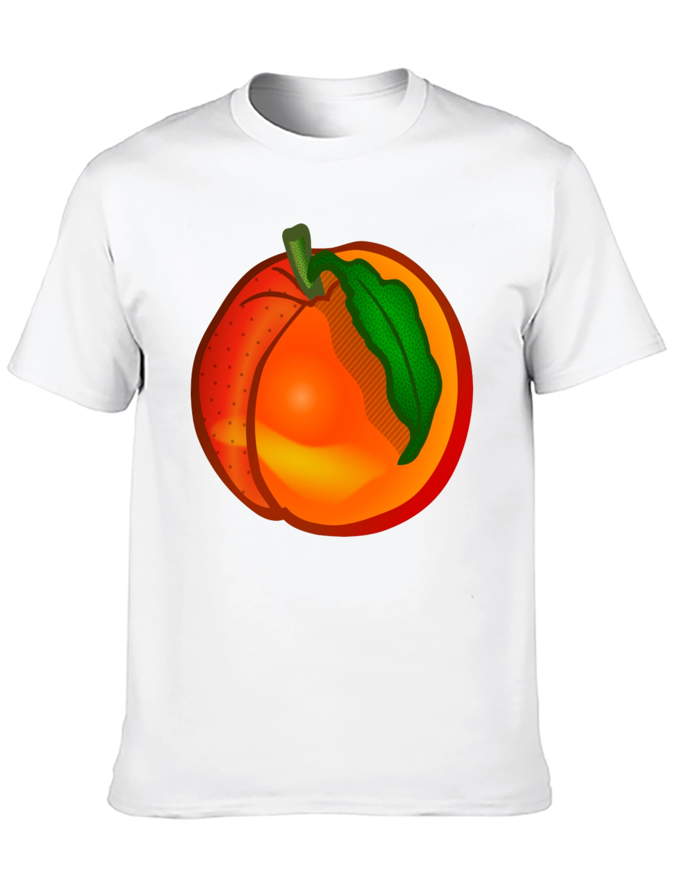 Peach Graphic Print T-Shirt
