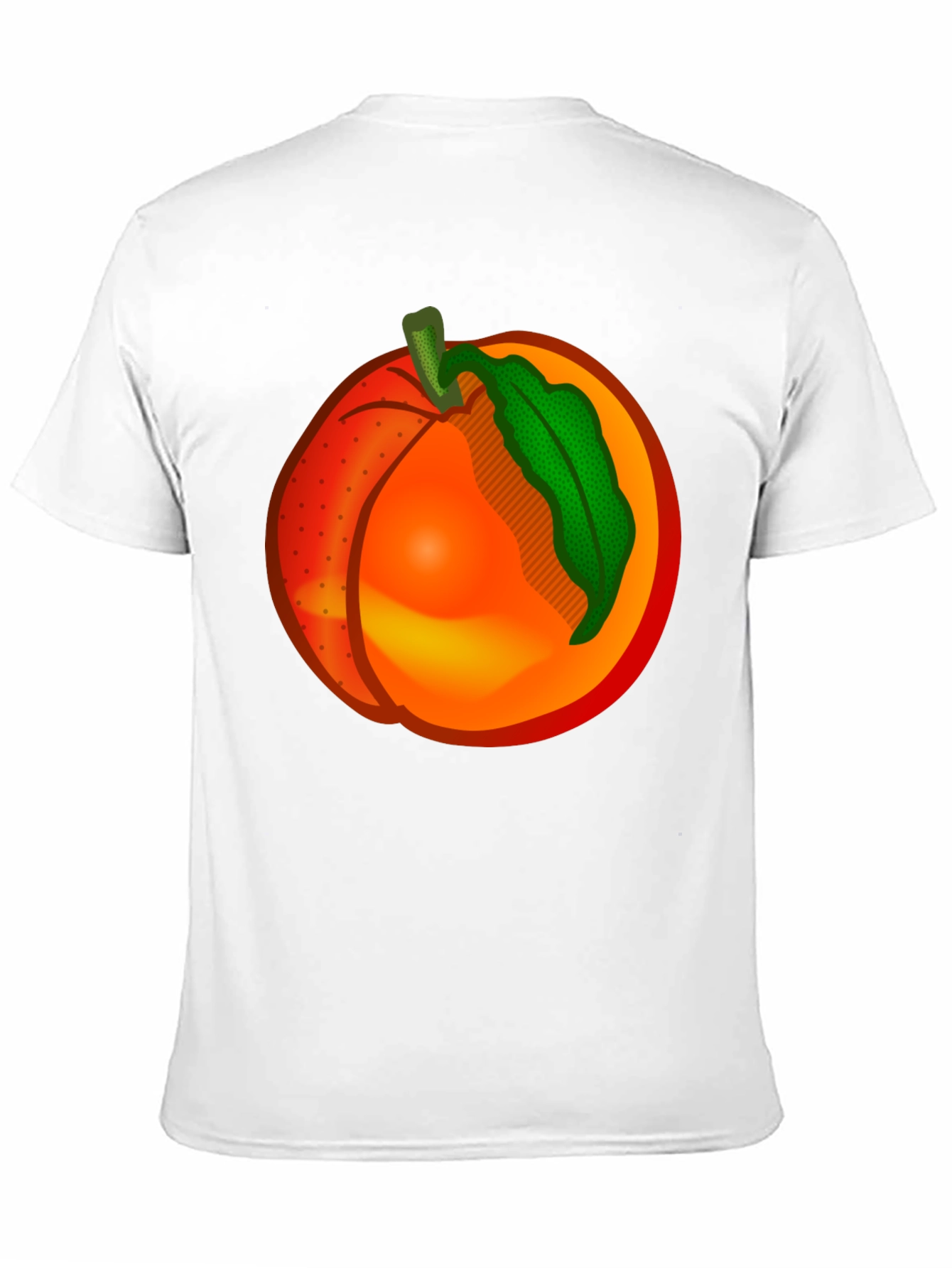 Peach Graphic Print T-Shirt