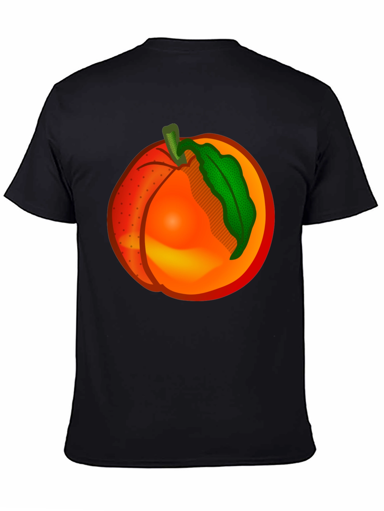 Peach Graphic Print T-Shirt