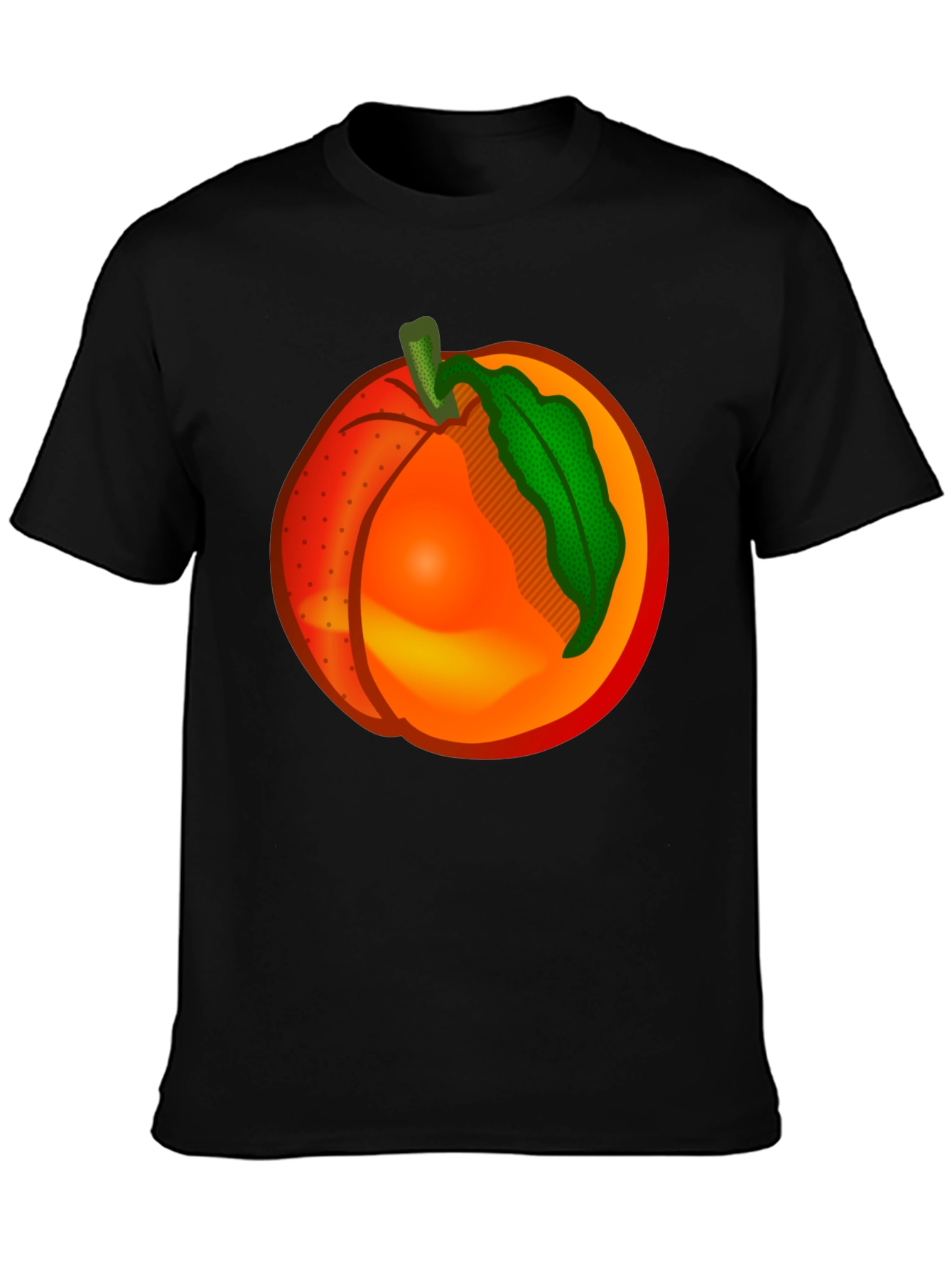 Peach Graphic Print T-Shirt