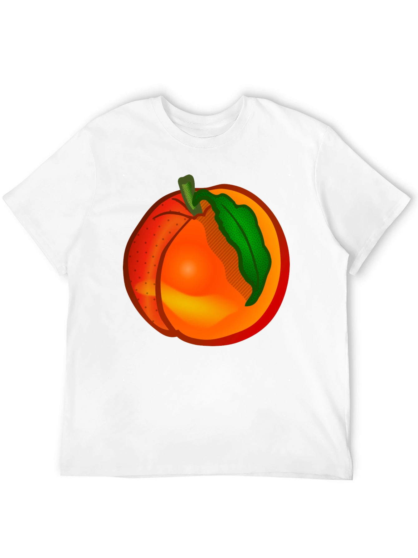 Peach Graphic Print T-Shirt