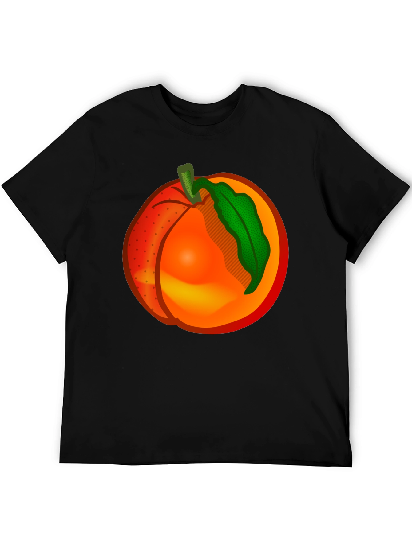 Peach Graphic Print T-Shirt