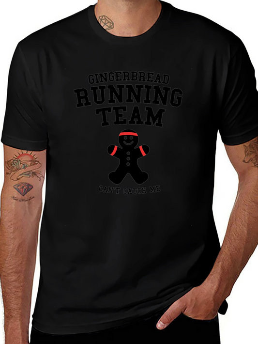 Gingerbread Running Team Graphic Tee