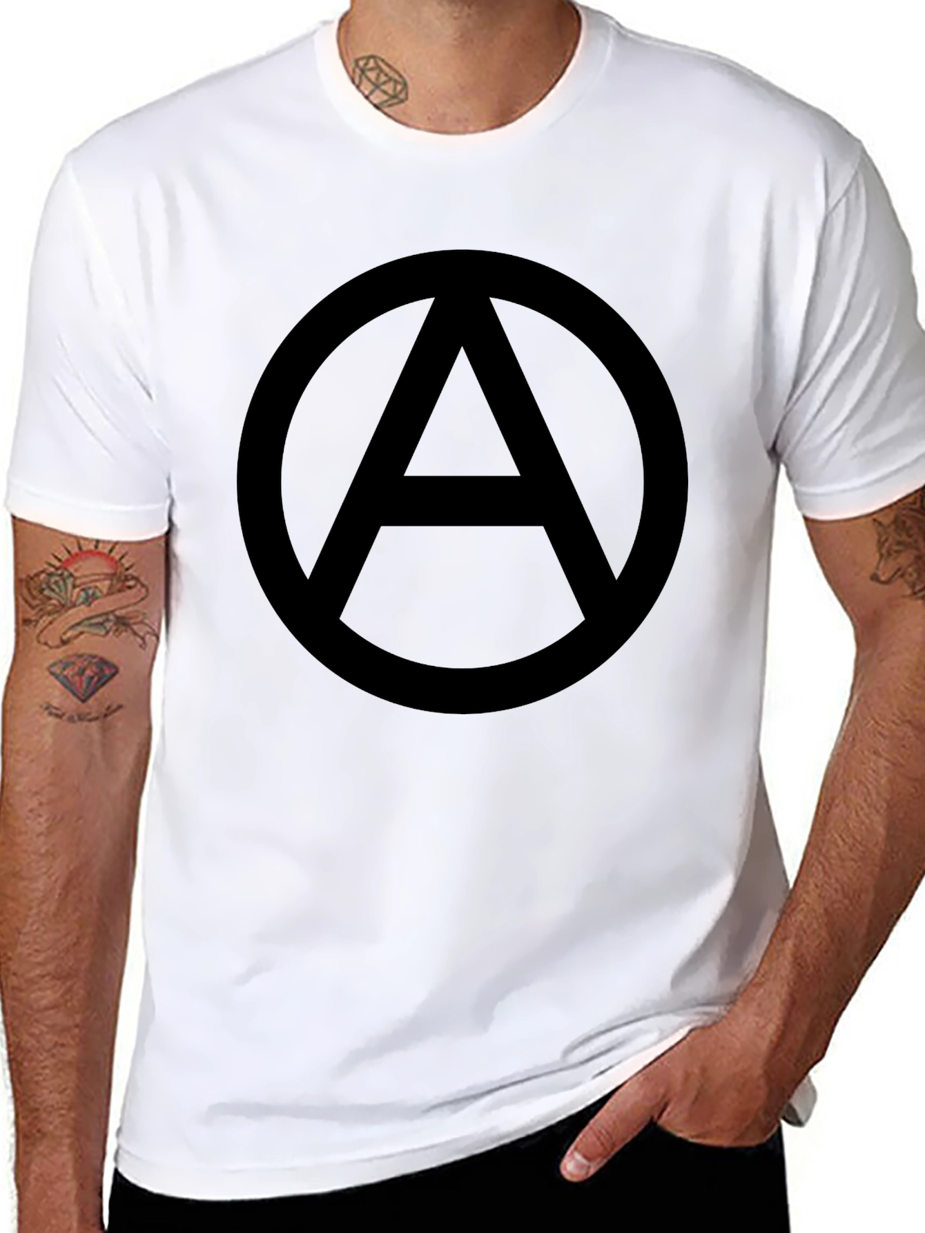Anarchy Symbol T-Shirt - Classic Black Tee
