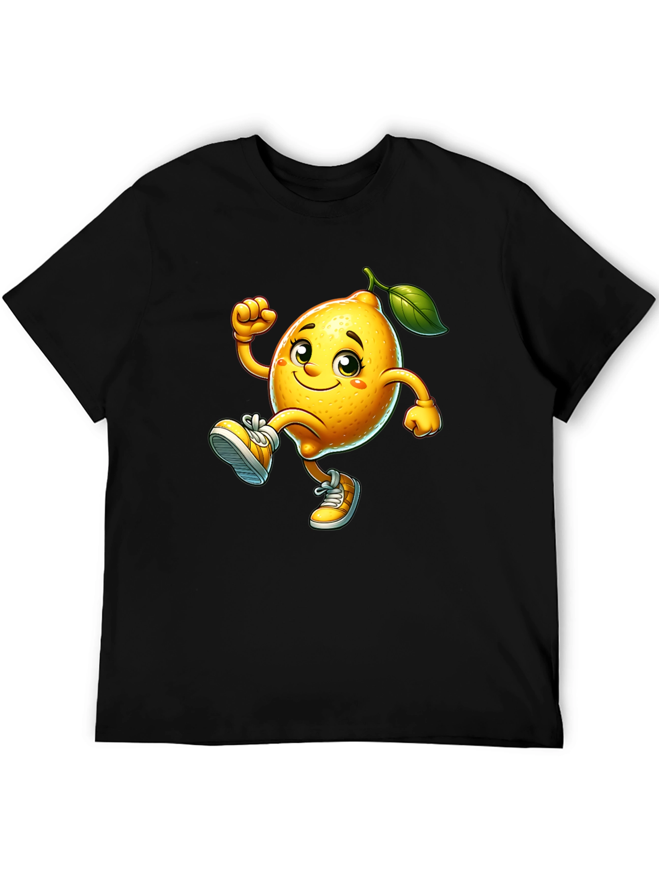 Cartoon Lemon Graphic T-Shirt