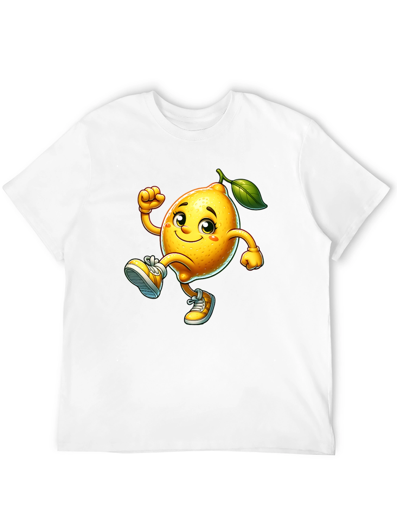 Cartoon Lemon Graphic T-Shirt