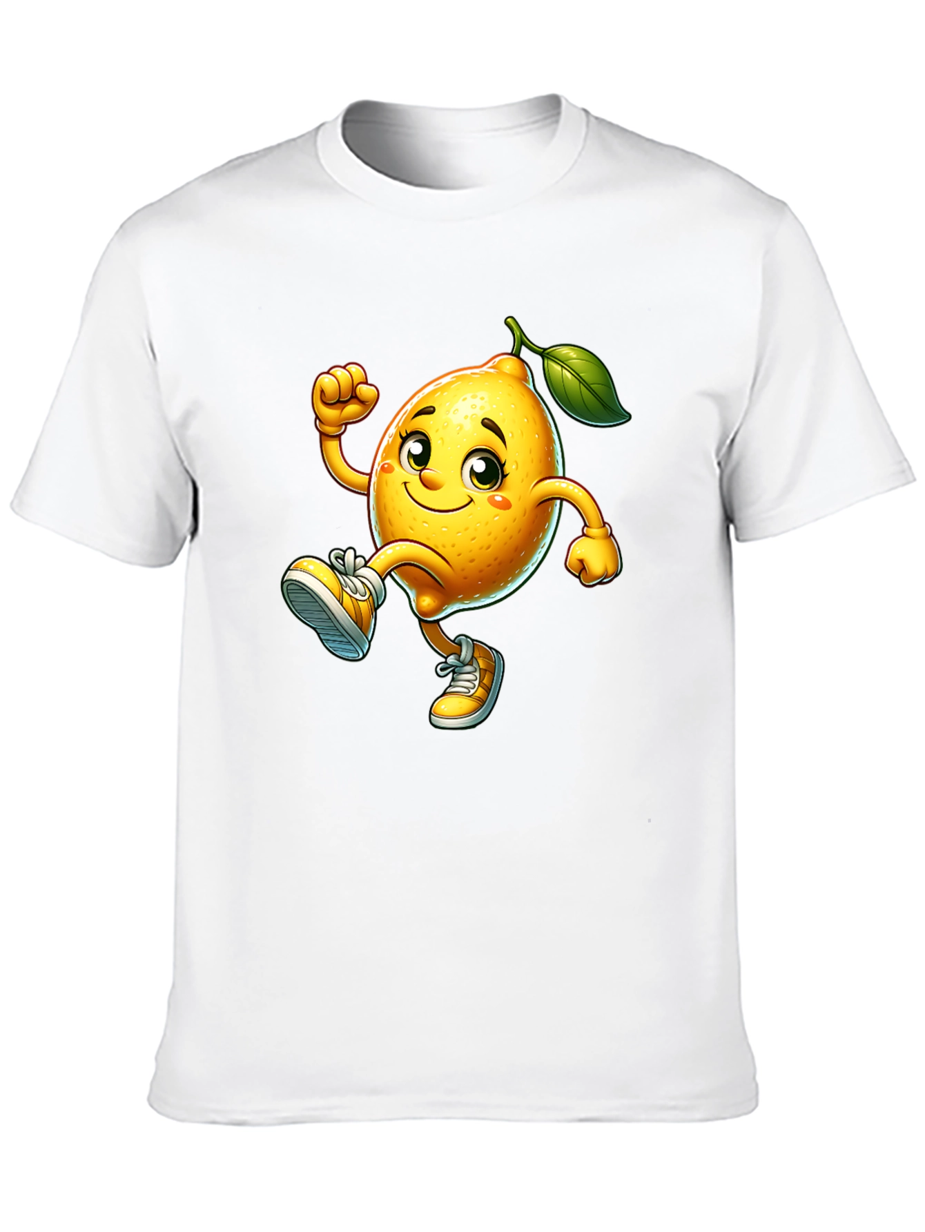 Cartoon Lemon Graphic T-Shirt