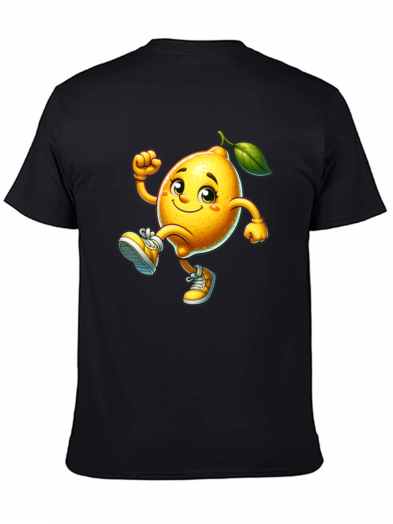 Cartoon Lemon Graphic T-Shirt