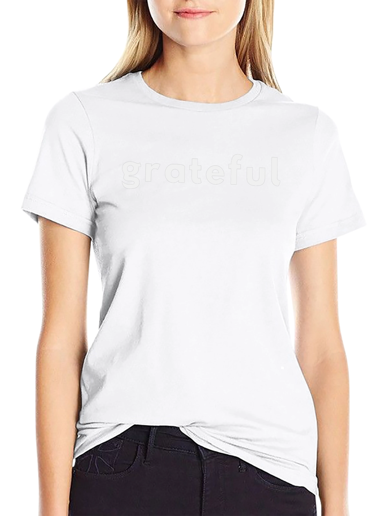 Grateful Black Crewneck T-Shirt
