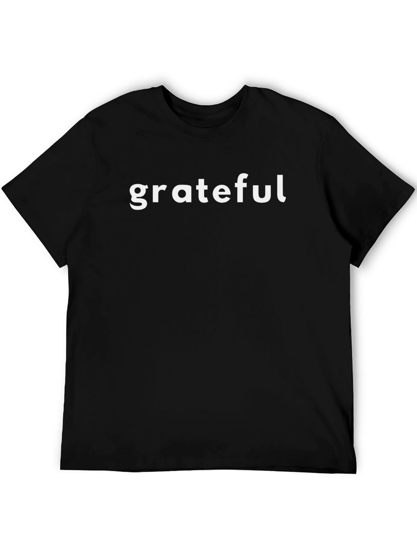 Grateful Black Crewneck T-Shirt