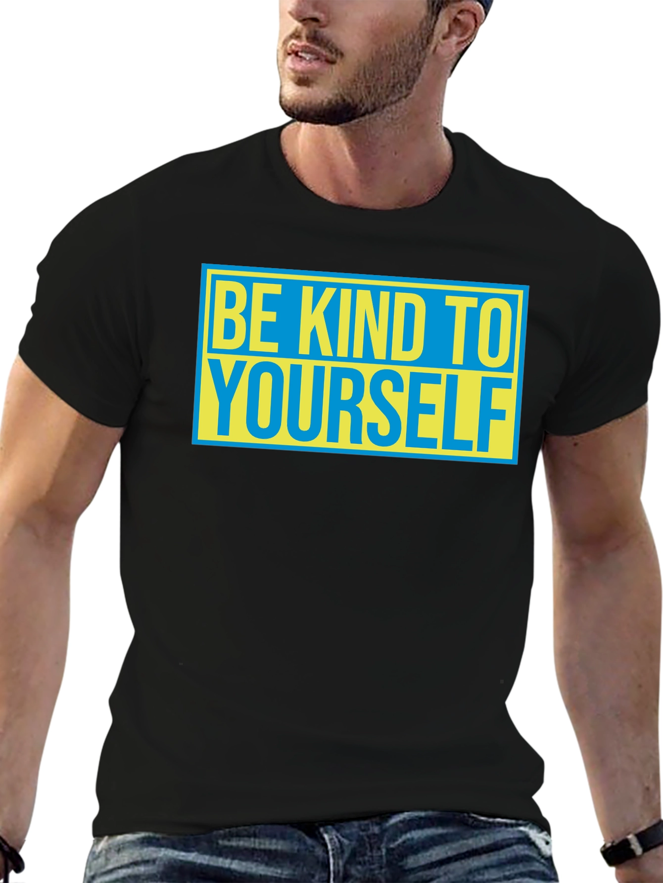 Be Kind To Yourself Graphic Tee - Black