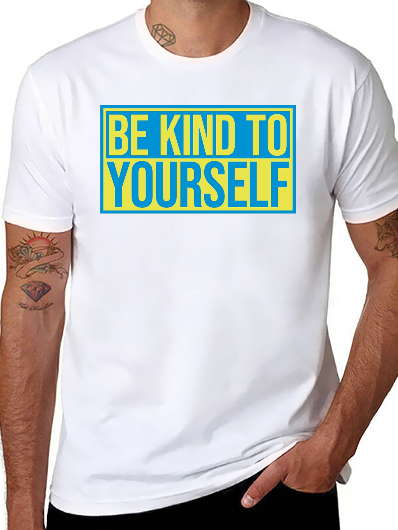 Be Kind To Yourself Graphic Tee - Black