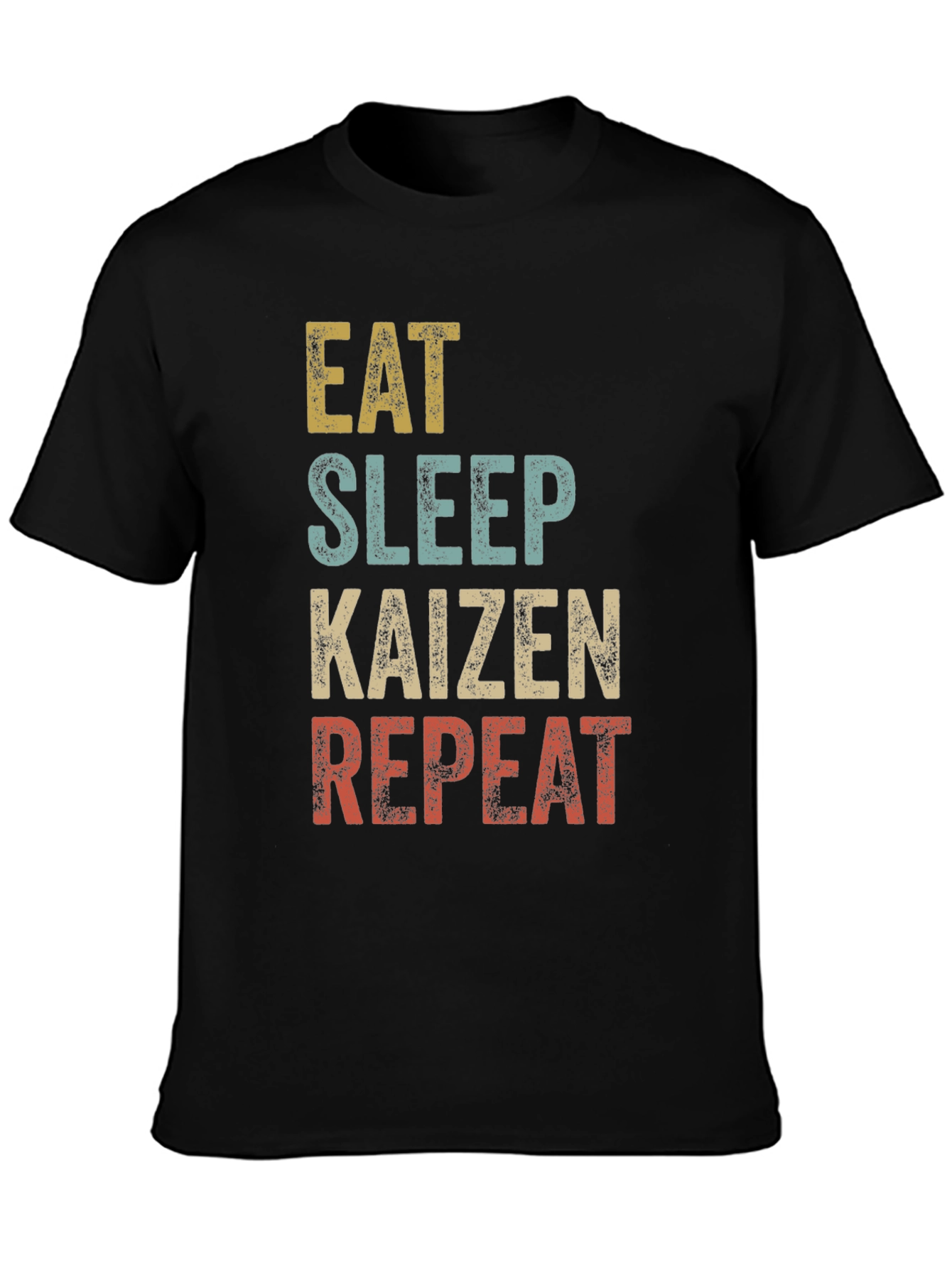 Eat Sleep Kaizen Repeat T-Shirt - Motivational Design