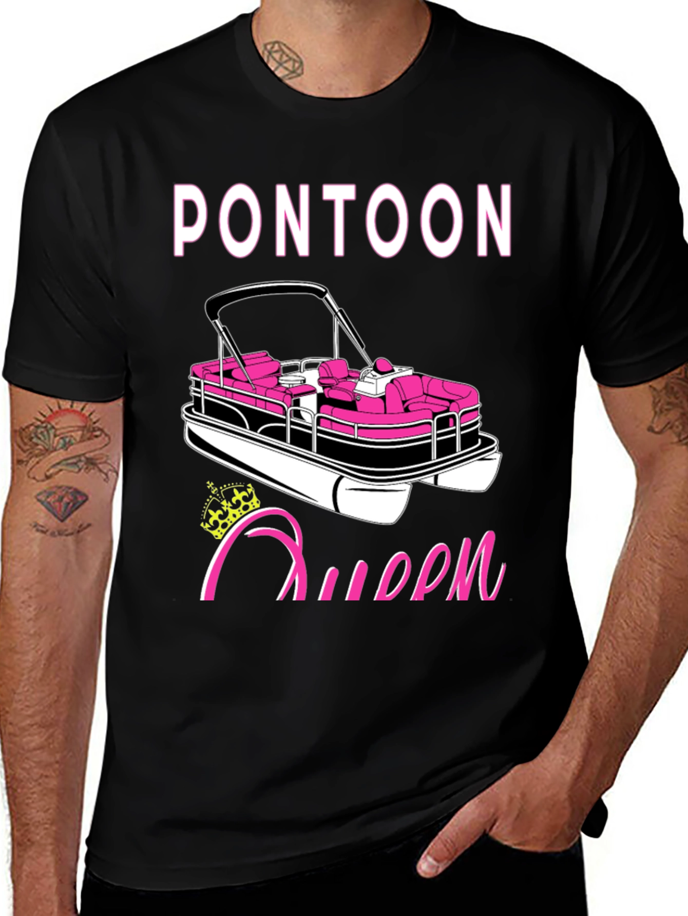 Pontoon Queen Graphic T-Shirt