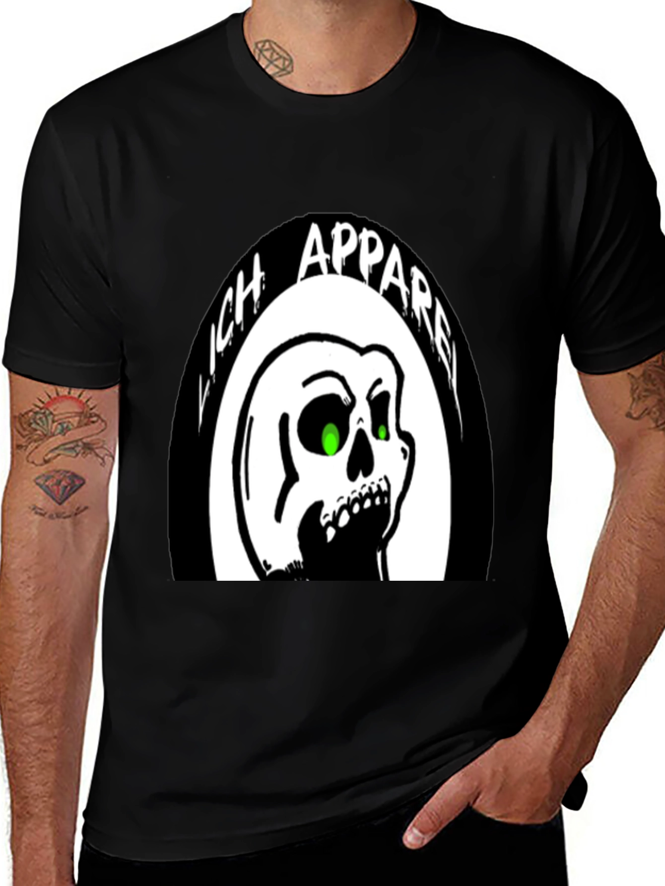 Lich Apparel Skull Graphic T-Shirt