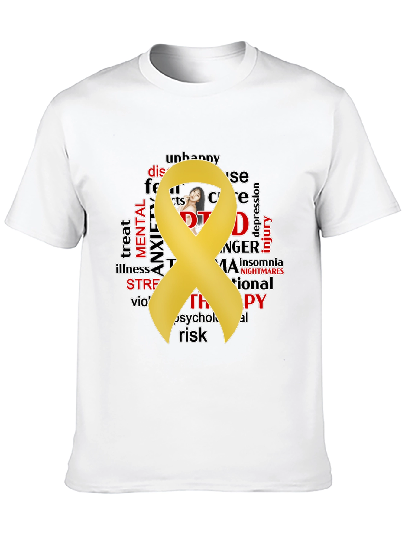 Mental Health Awareness T-Shirt - Black