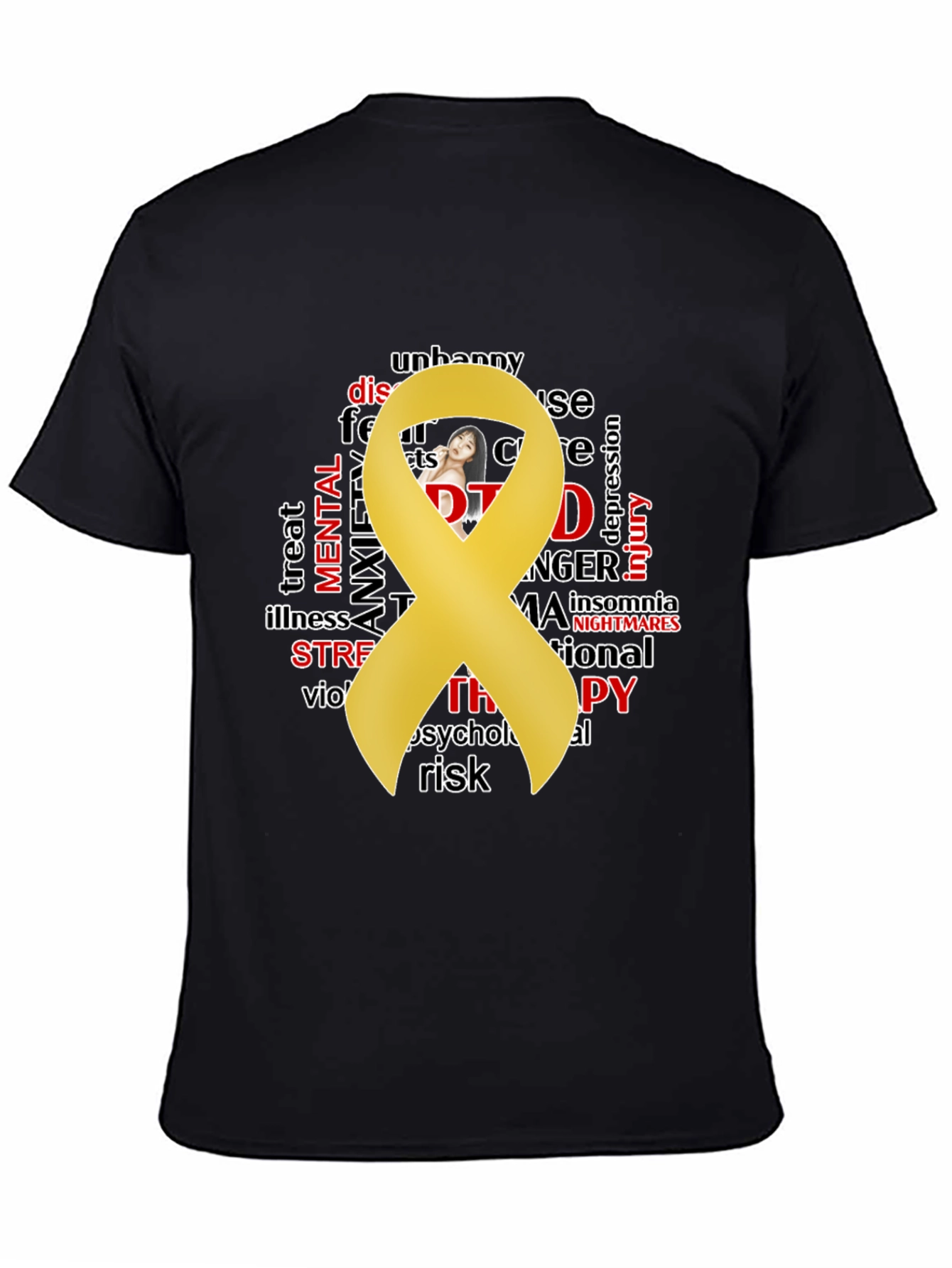 Mental Health Awareness T-Shirt - Black