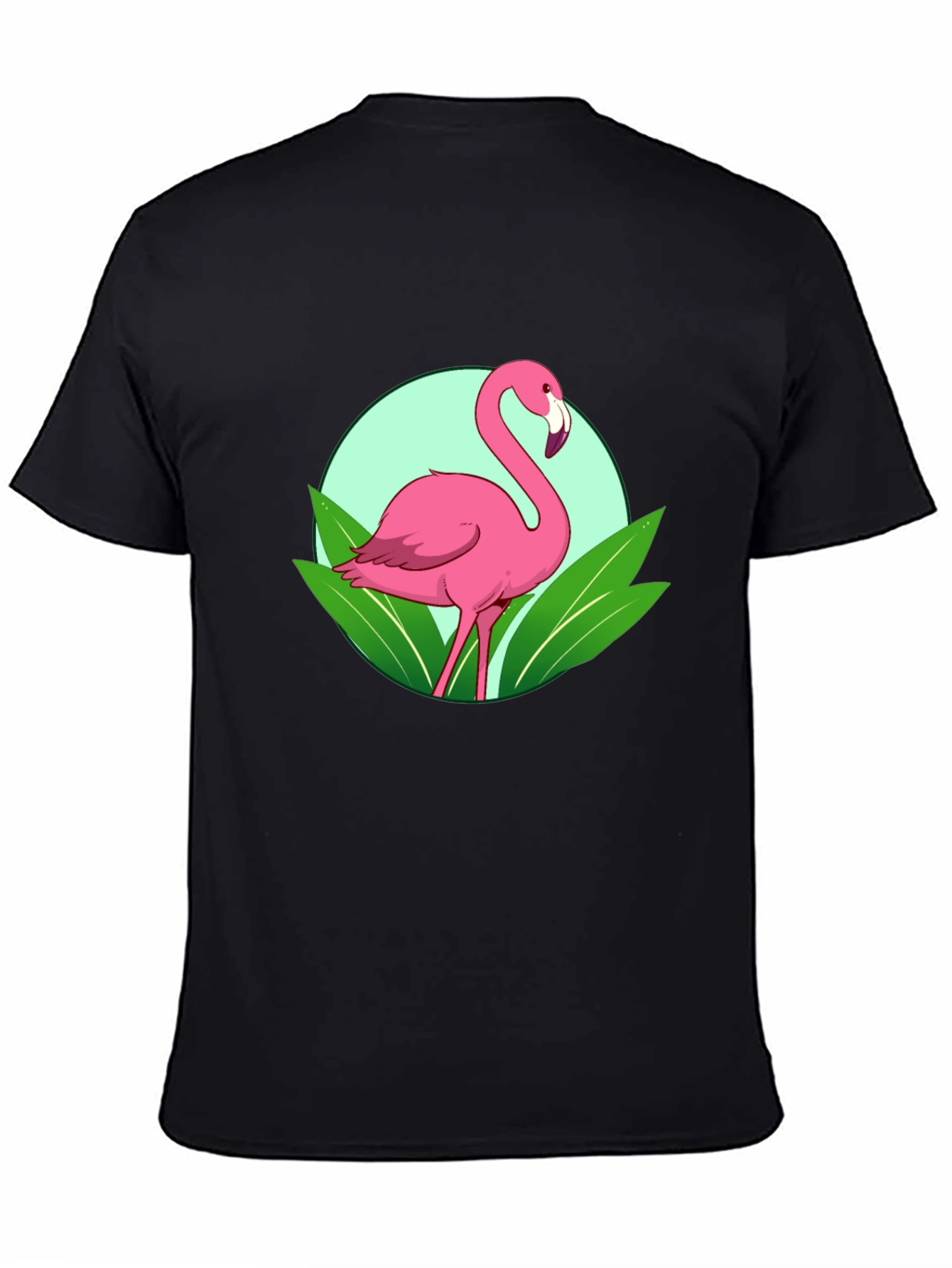 Flamingo Graphic Tee - Tropical Bird Design