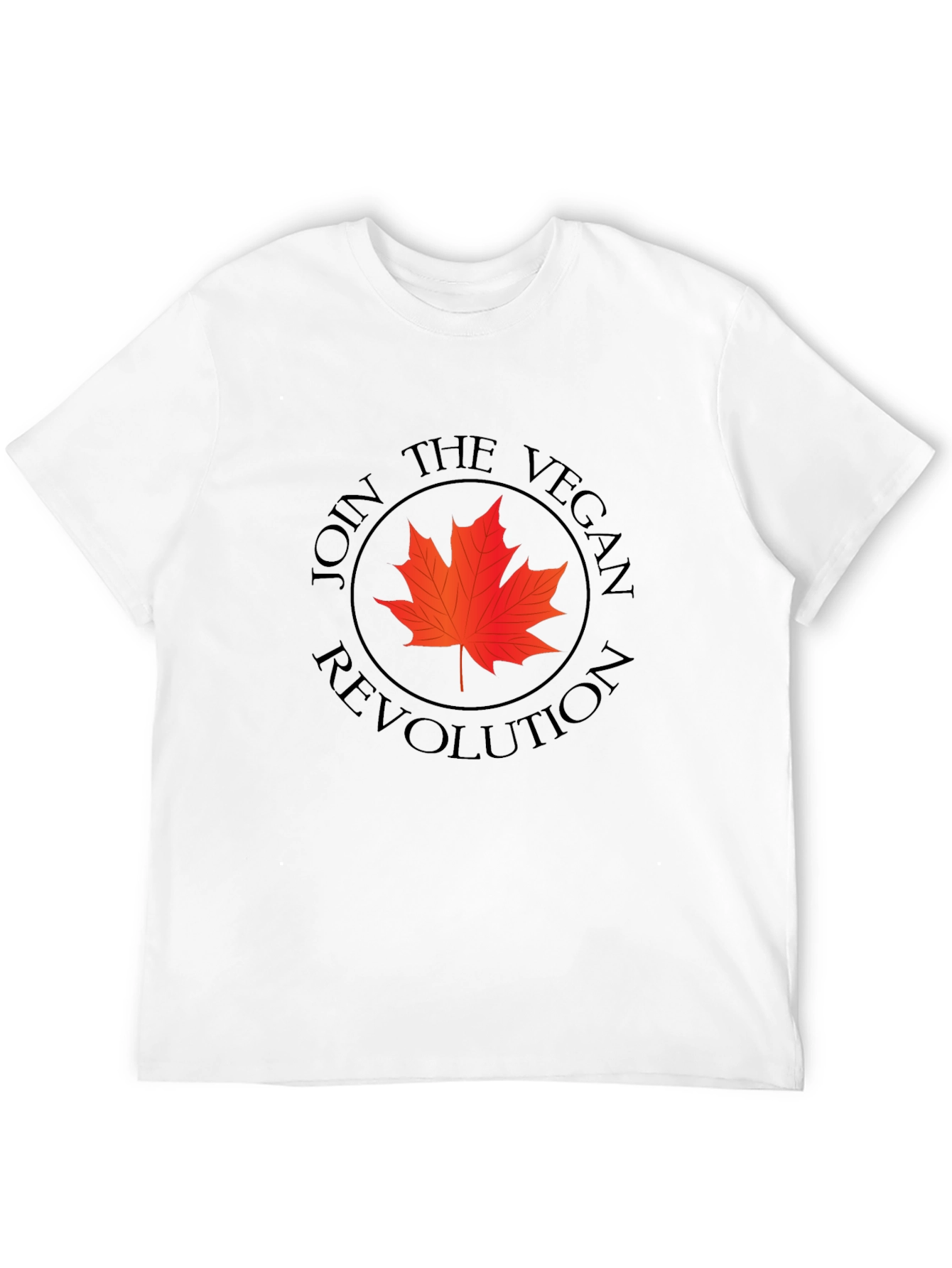 Vegan Revolution Maple Leaf Graphic Tee